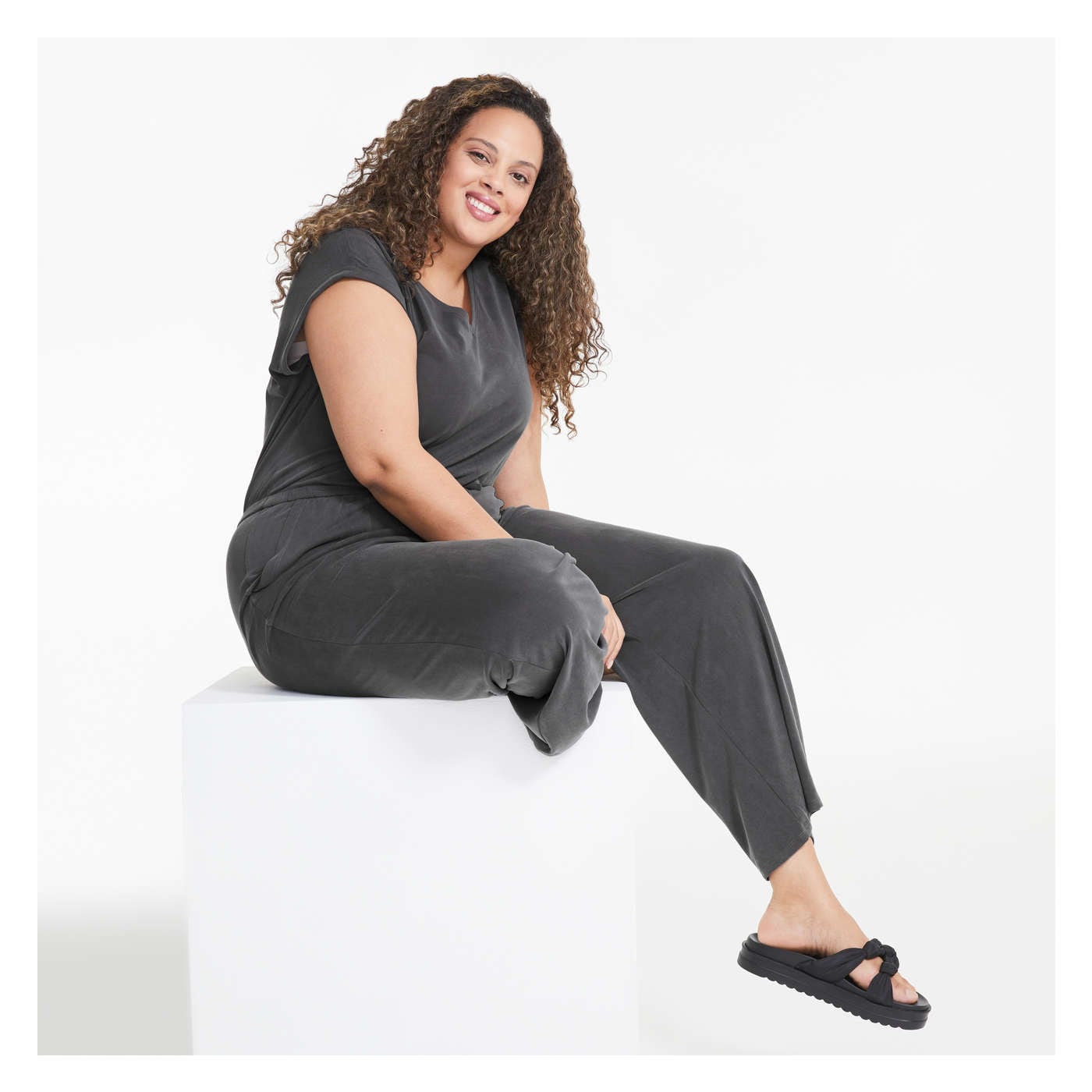Women+ Drawstring Jumpsuit