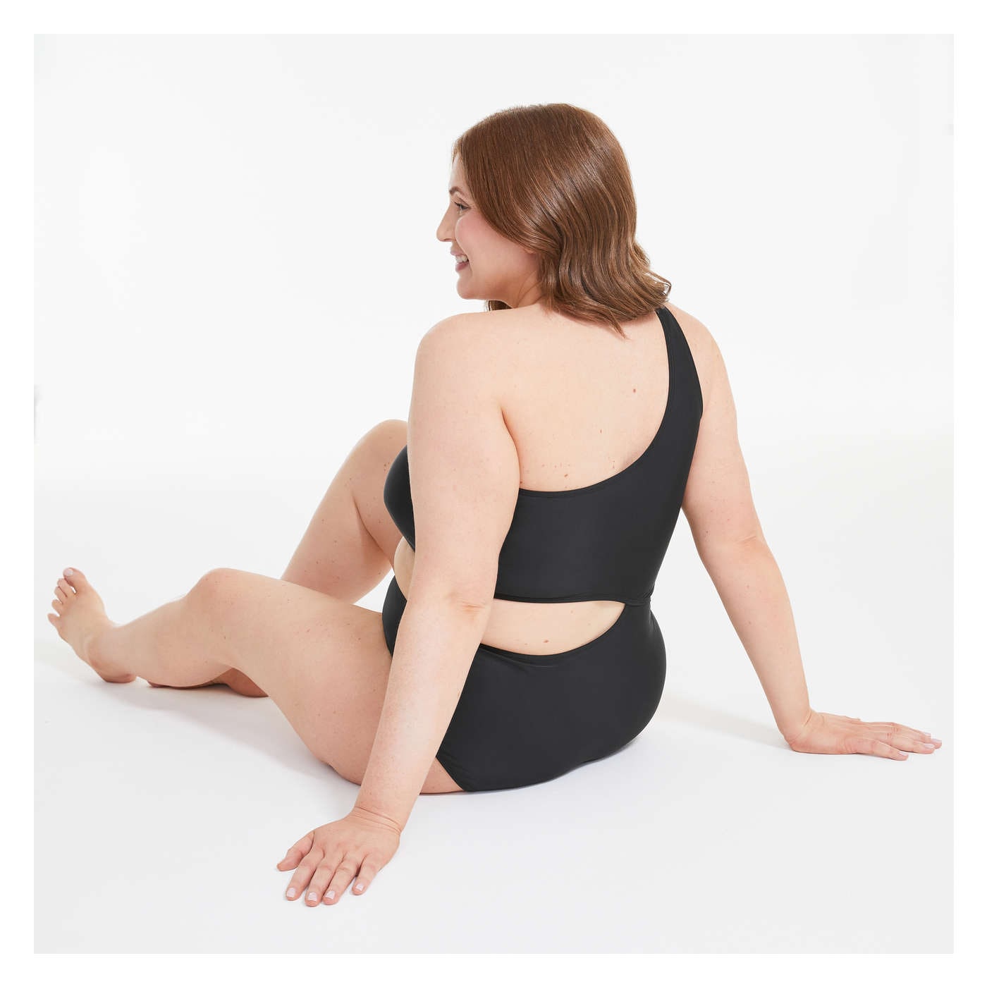Women+ One-Shoulder Swimsuit