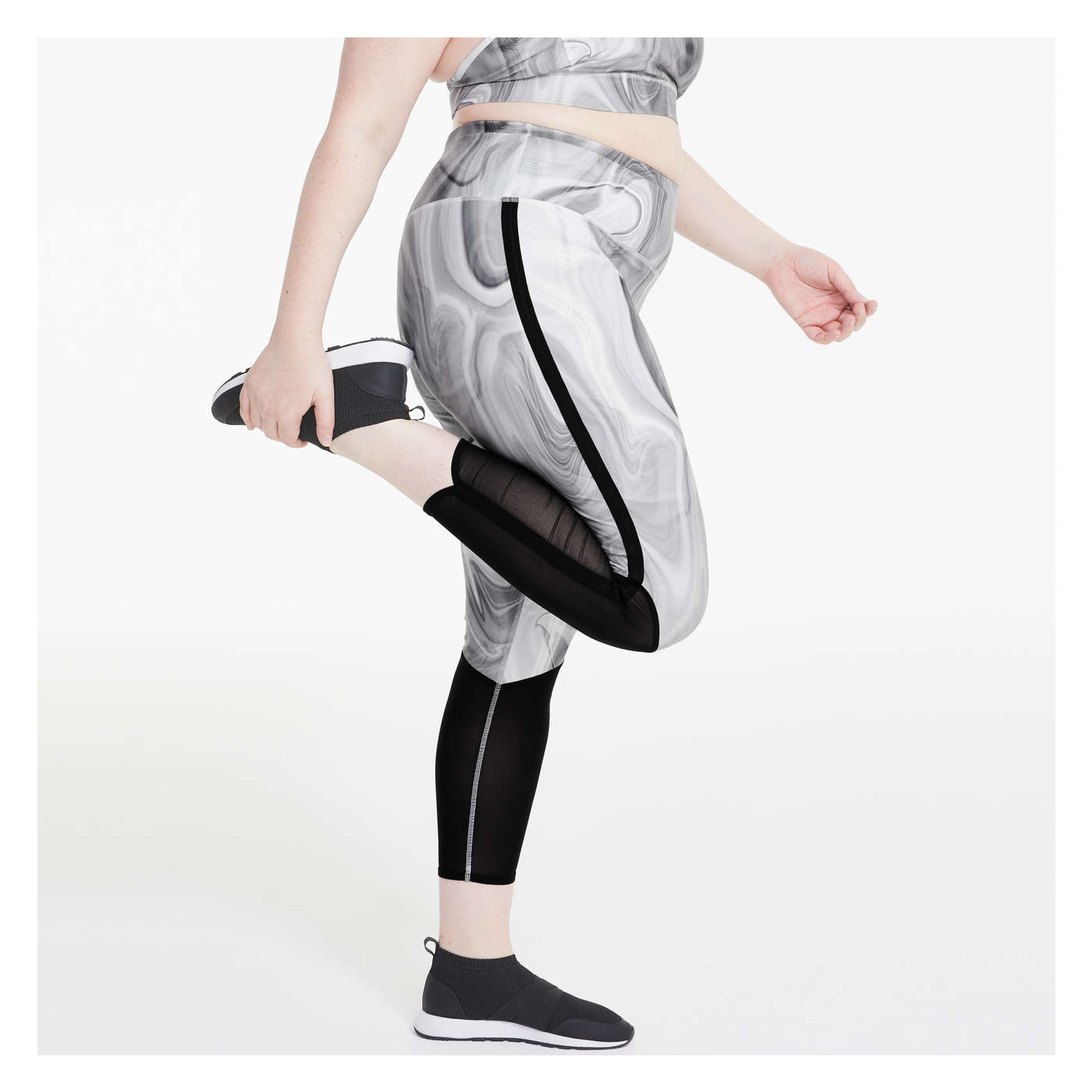 Women+ Mesh Panel Active Legging