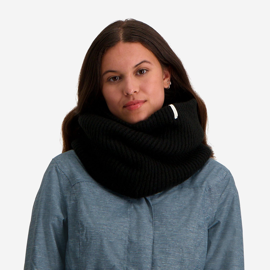 Turoa Col Scarf Women | Black
