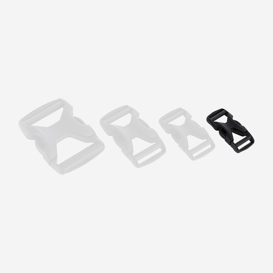 Dual Adjust Buckle 15 mm | Black
