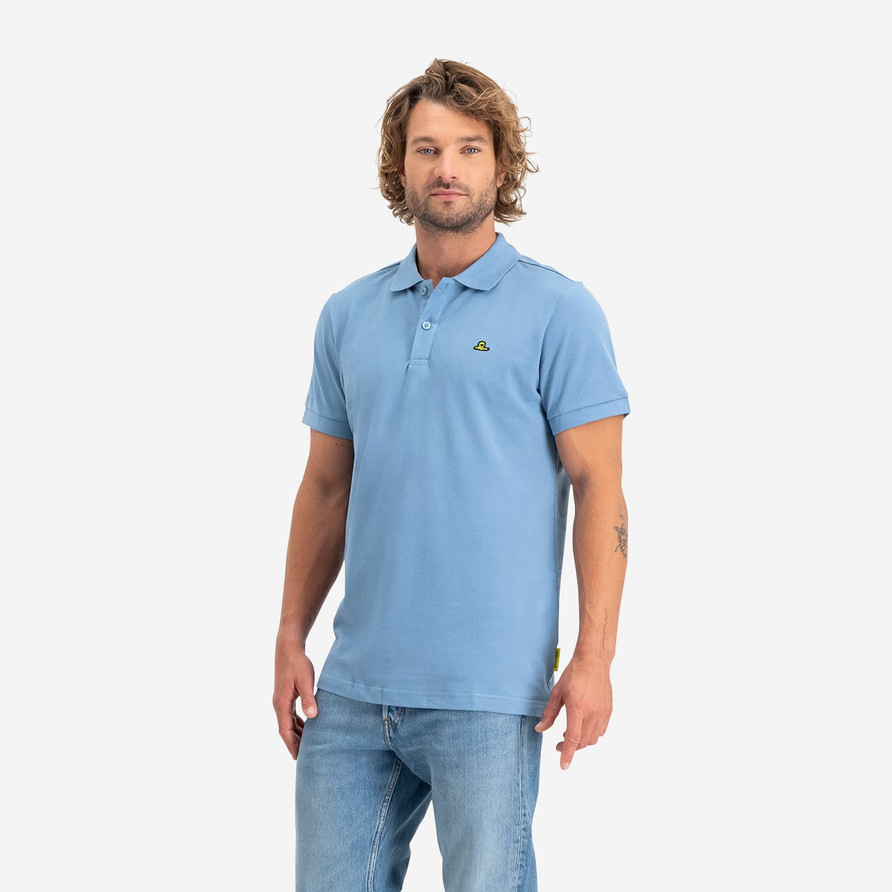 Polo Piqué Men | Steel Blue