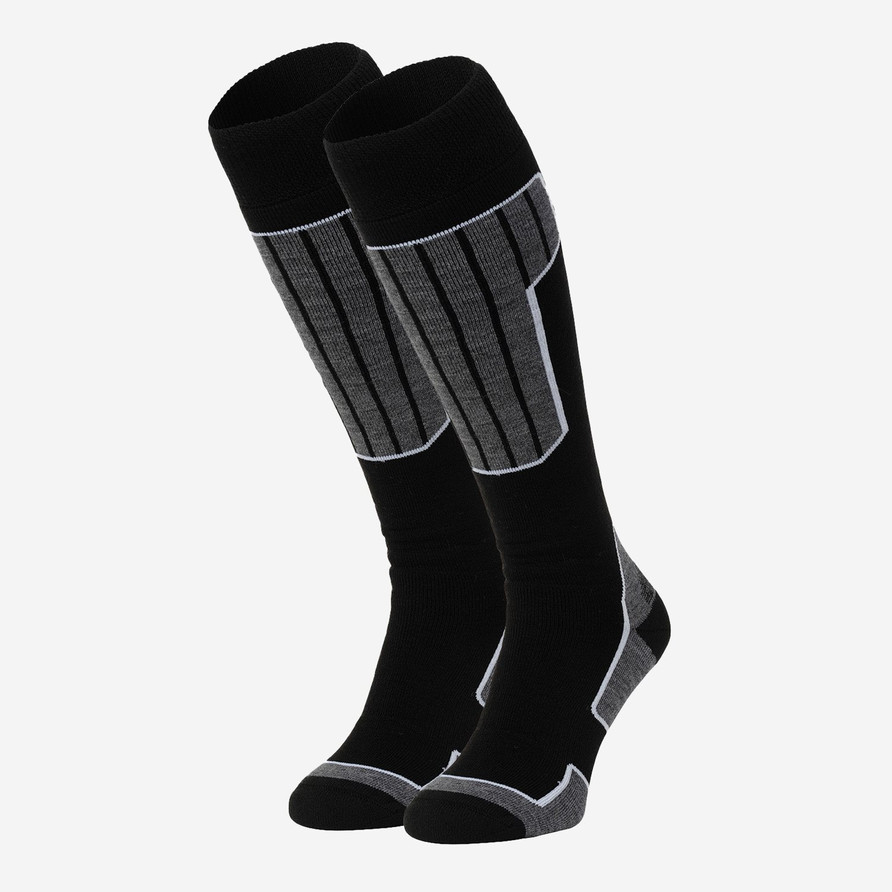 Ski Sock Essential 2-Pack | Black