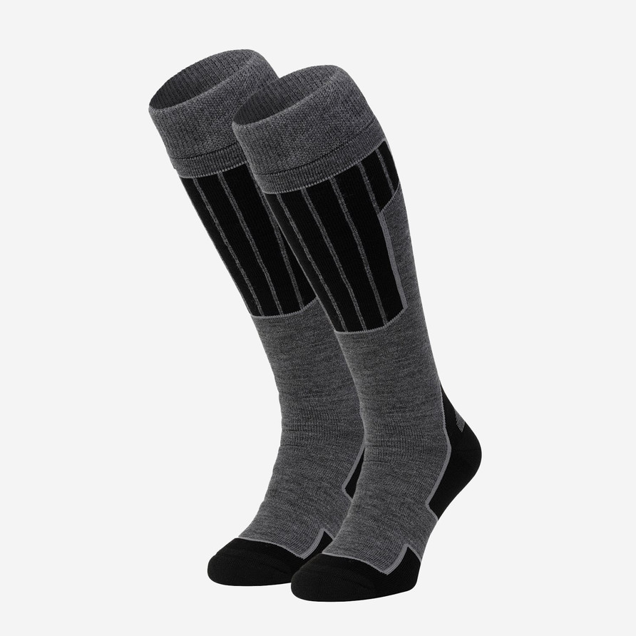 Ski Sock Essential 2-Pack | Mid grey