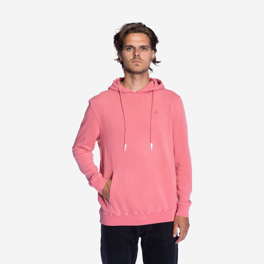 Gisborne Eco-Cotton Hoodie Men | Ruby