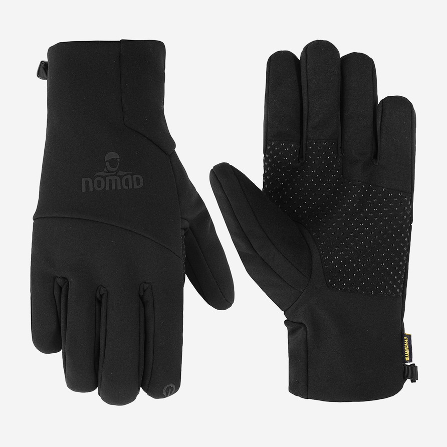 Windproof Softshell Glove Premium | Black