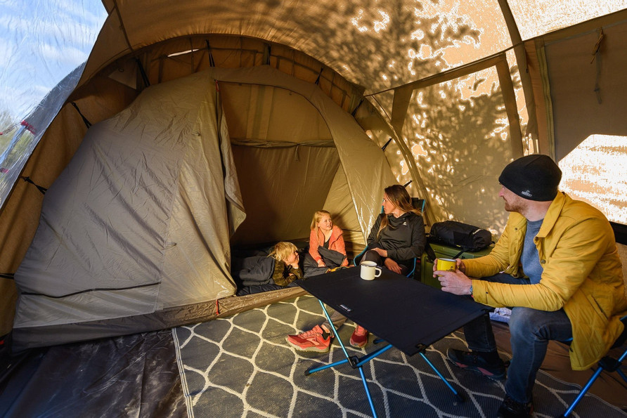 Click-In Double Bedroom for Dogon 4 (+2) Tent | Abbey Stone