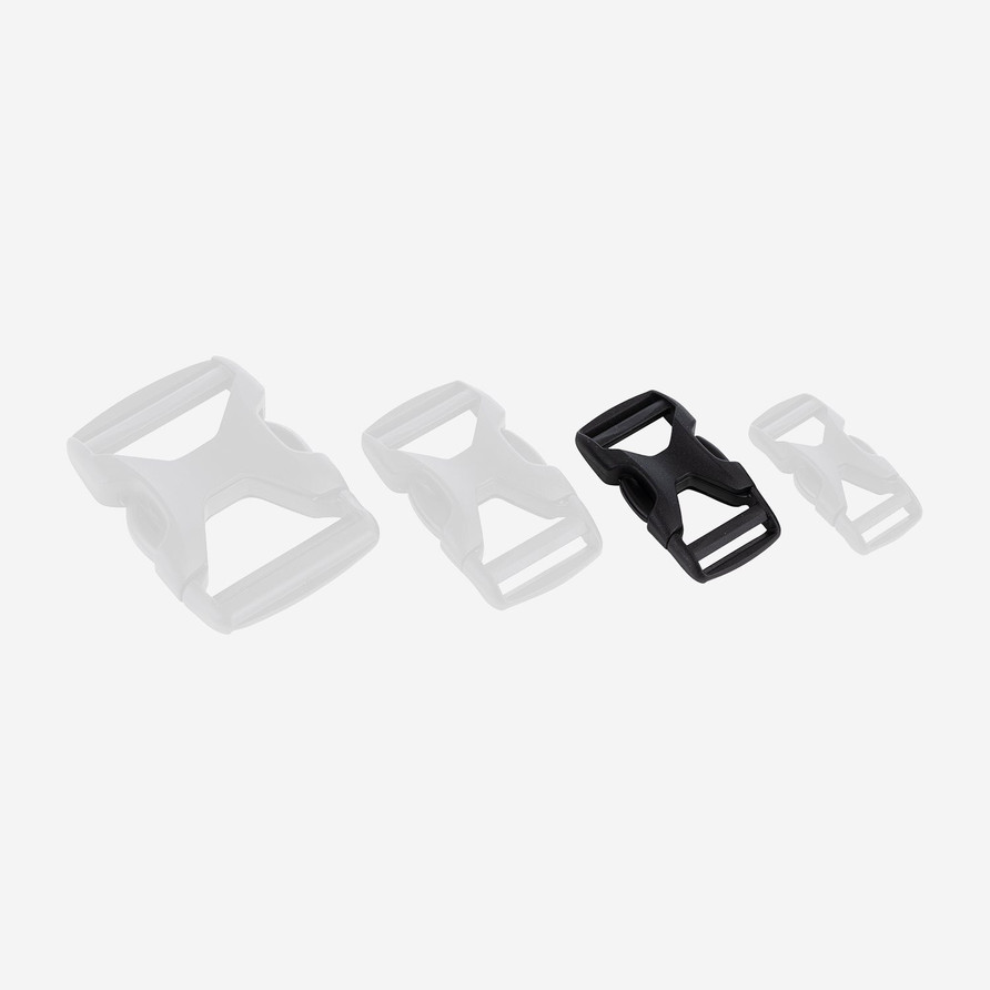 Dual Adjust Buckle 20 mm | Black