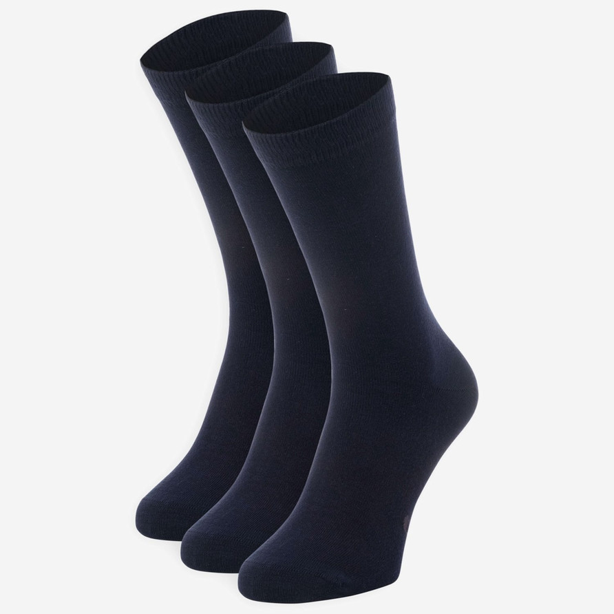 Daily Sock Bio-Cotton 3-Pack | Dark Navy