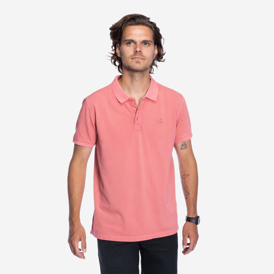 Taupo Eco-Cotton Polo Men | Ruby