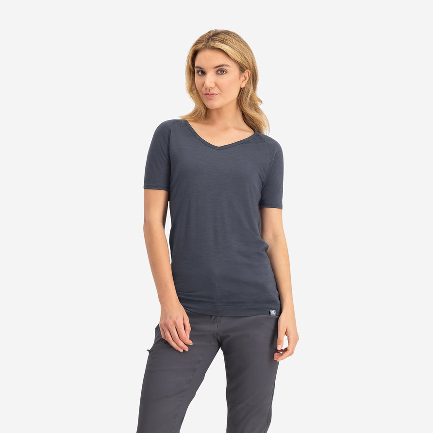 Pure Merinowool T-shirt Women | Graphite