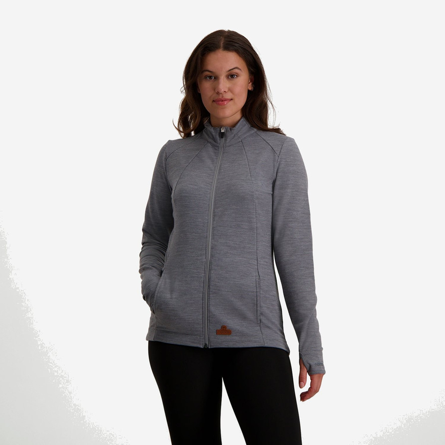 Merino Dames Woolblend Vest | Grey