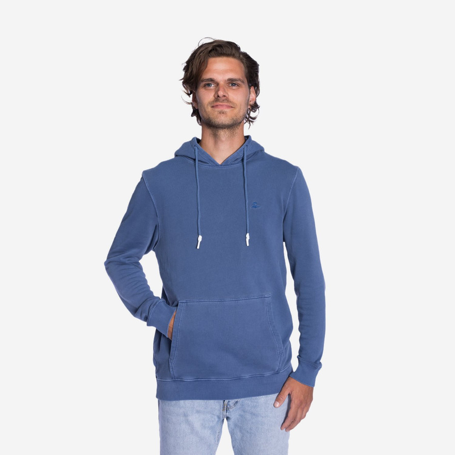 Gisborne Eco-Cotton Hoodie Men | Indigo
