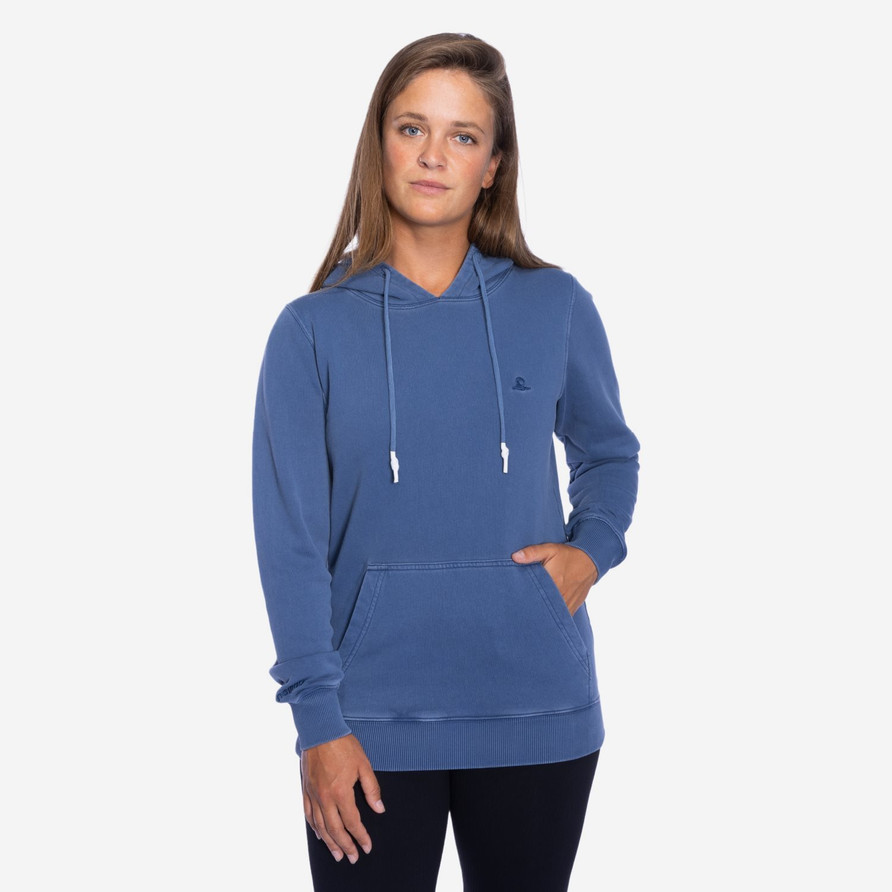 Gisborne Eco-Cotton Hoodie Women | Indigo