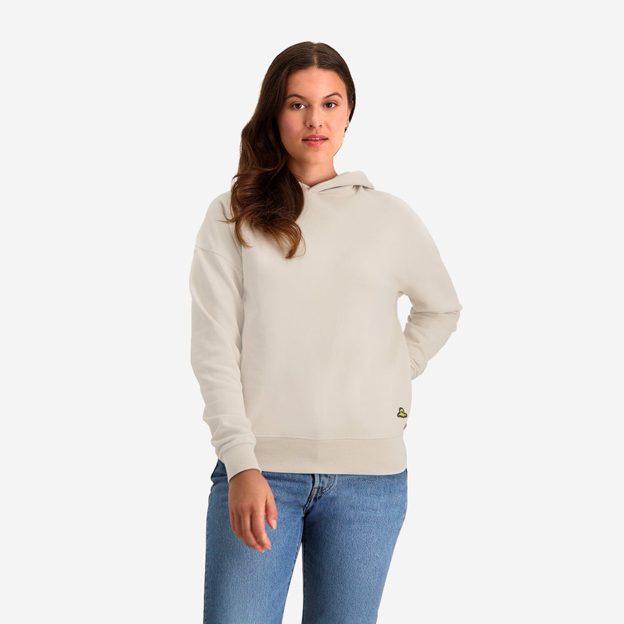 Rolleston Hoodie Women Drop Shoulder | Stone