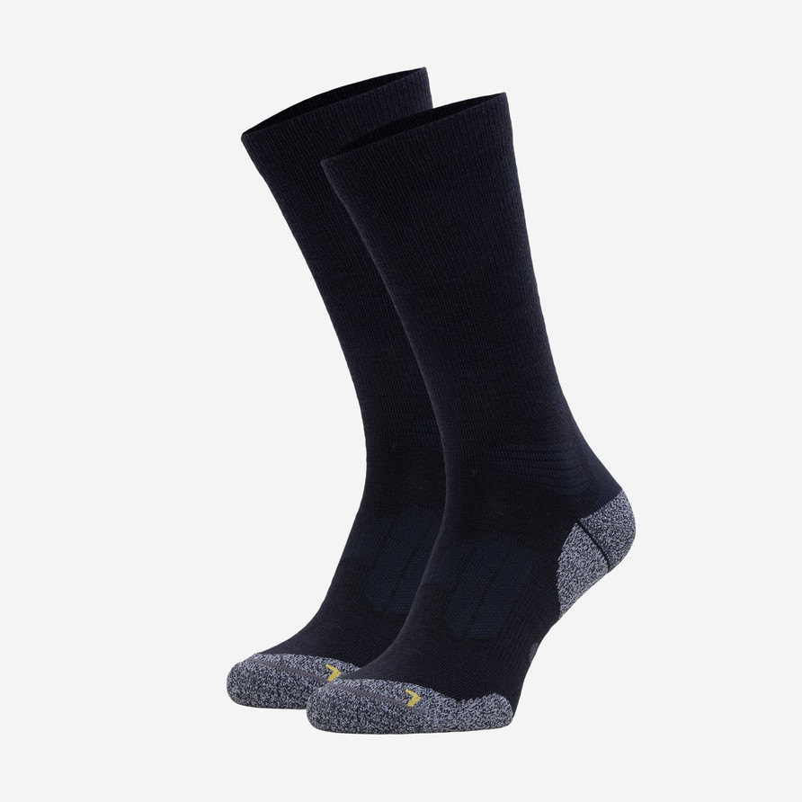 Anti-Tick Merino Wool Hiking Sock Crew 2-Pack | Dark navy