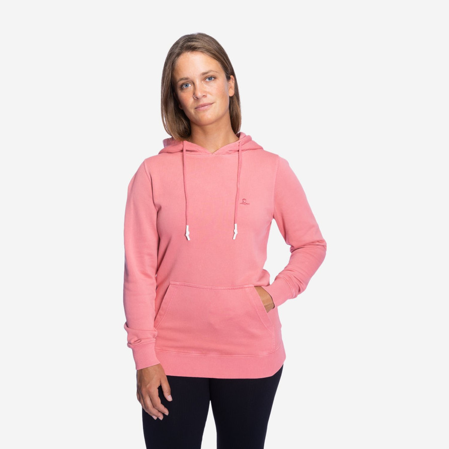 Gisborne Eco-Cotton Hoodie Women | Ruby