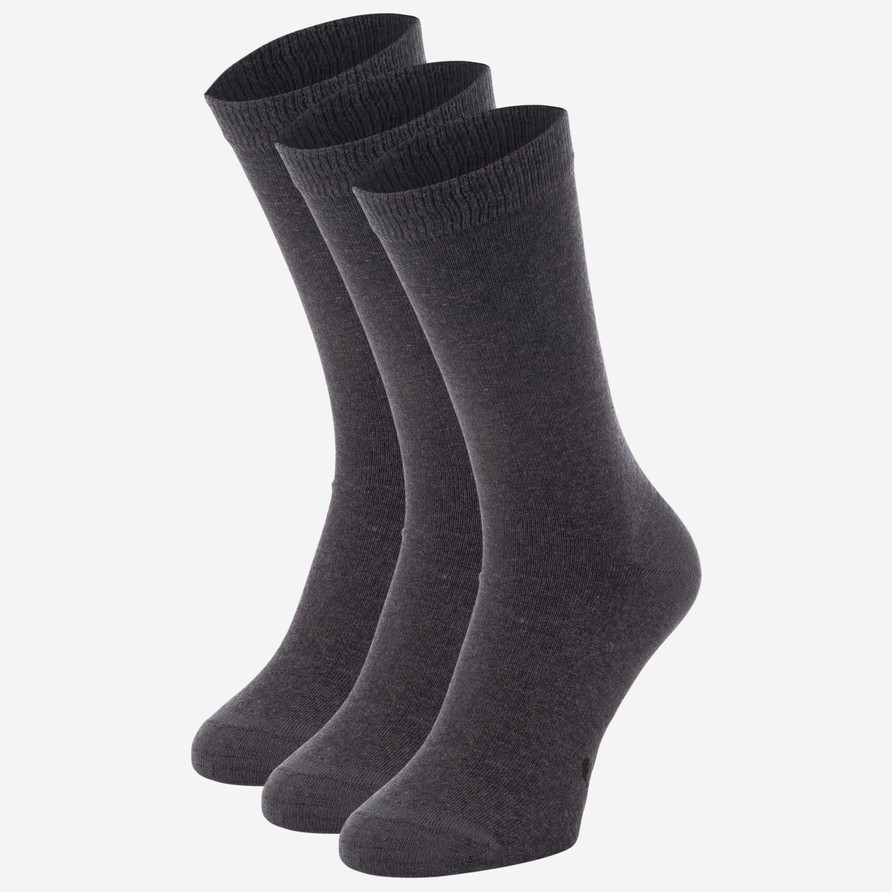 Daily Sock Bio-Cotton 3-Pack | Dark Grey