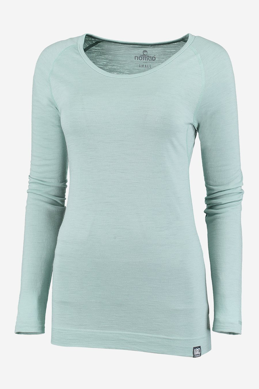 Pure Merinowol Longsleeve Women | Herb