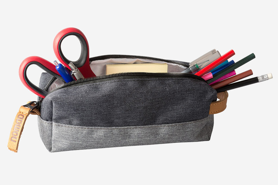 Waxed Canvas Pencil Case | Warm sand