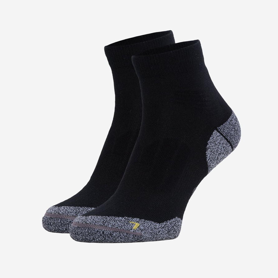 Coolmax Hiking Sock Quarter 2-Pack | Black