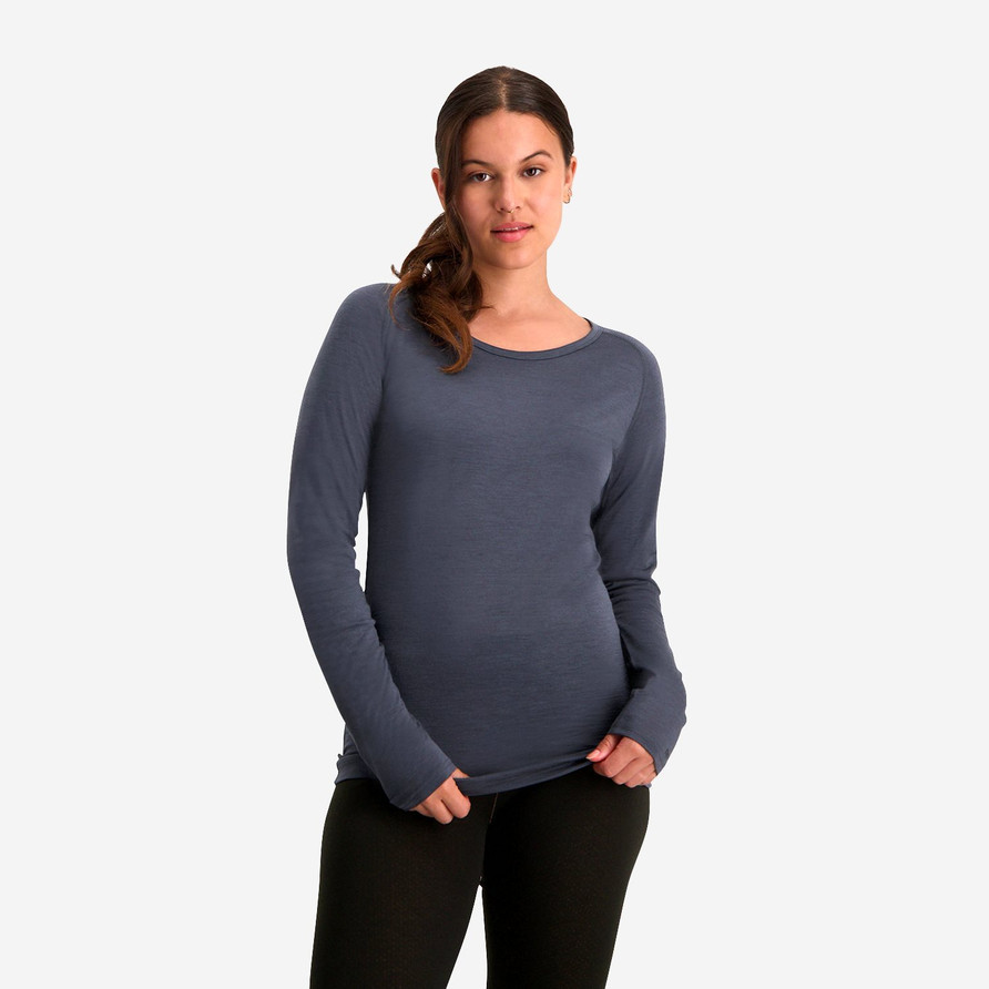 Pure Merinowol Longsleeve Women | Graphite
