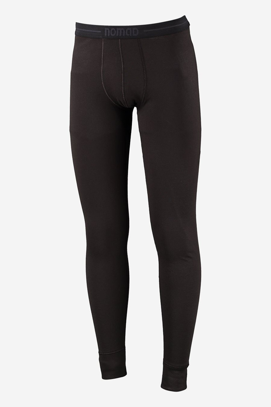 Rough Merinowool Thermal Pants Men | Black