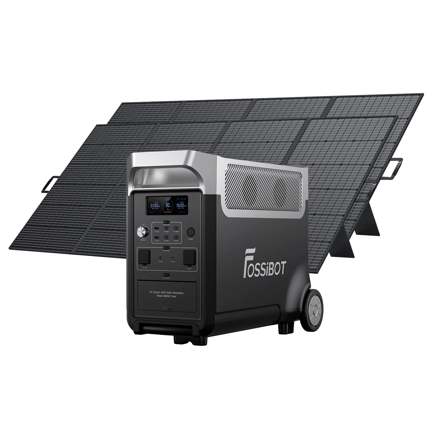 FOSSiBOT F3600 Pro Solar Generator + 420W Solar Panel