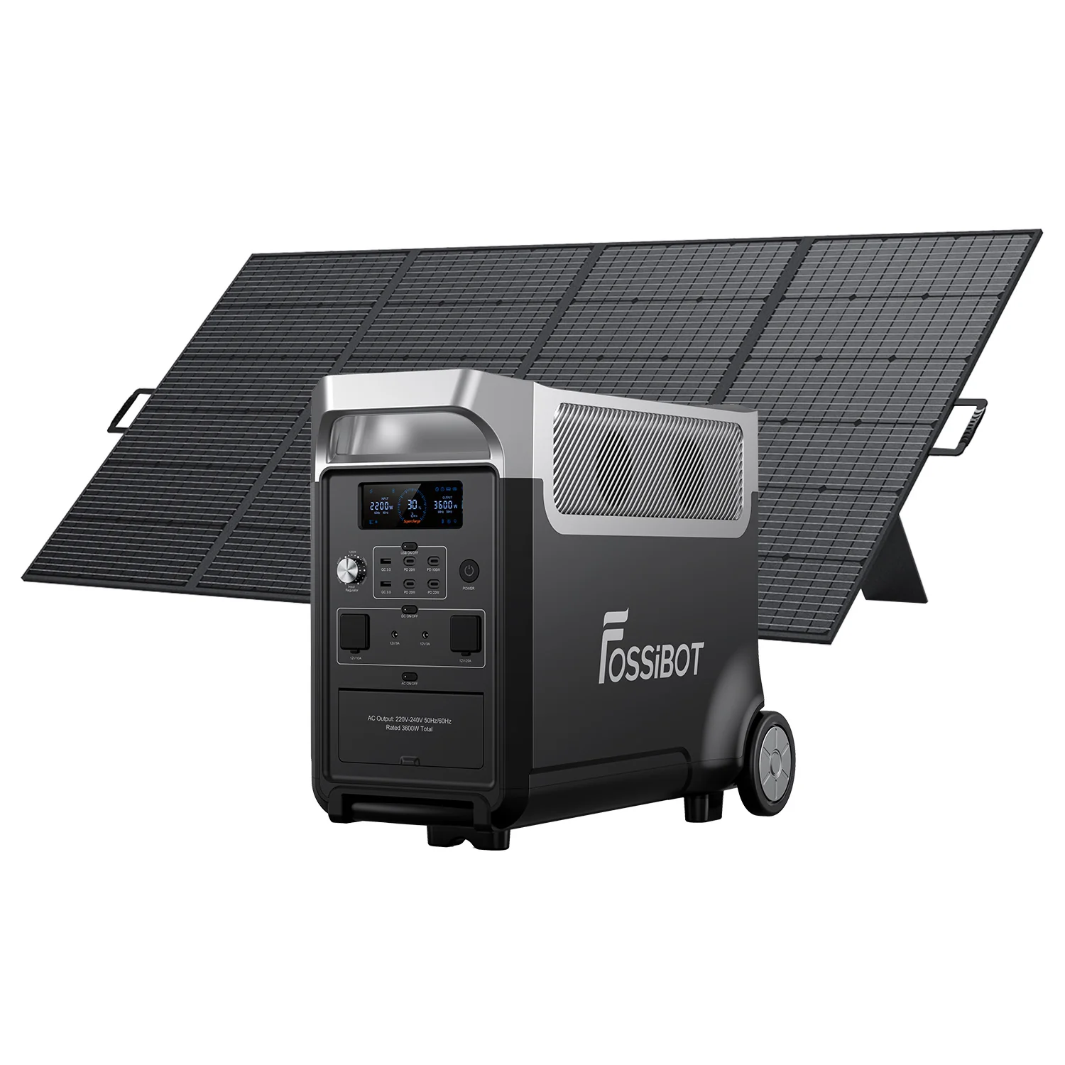 FOSSiBOT F3600 Pro Solar Generator + 420W Solar Panel