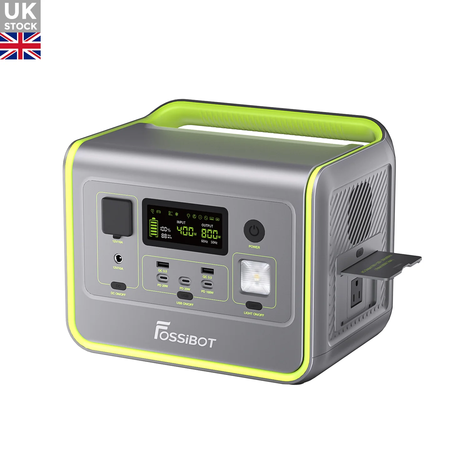 FOSSiBOT F800(UK) Portable Power Station | 800W 512Wh