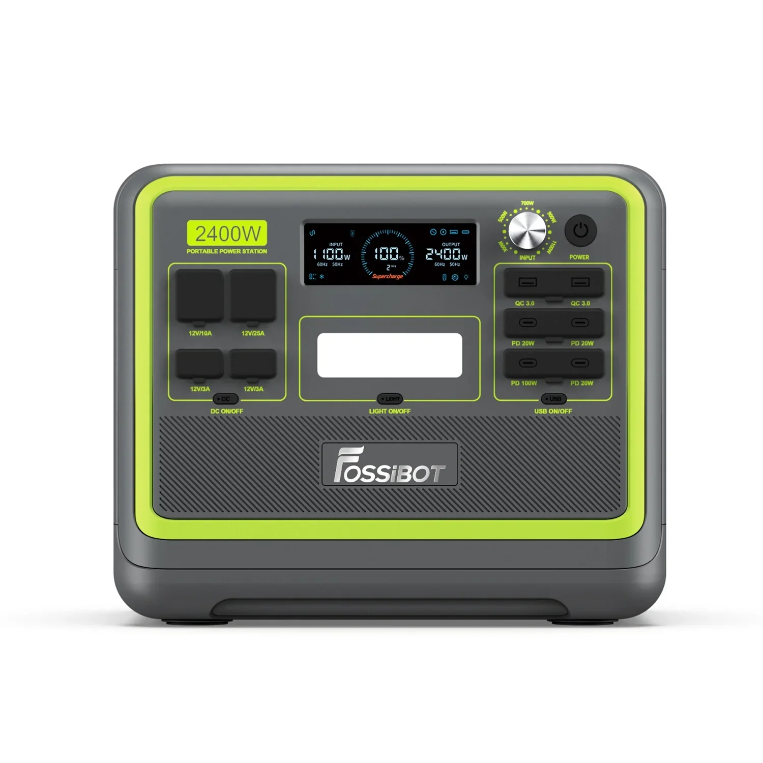 FOSSiBOT F2400 Erweiterbare Powerstation | 2400W 2048Wh