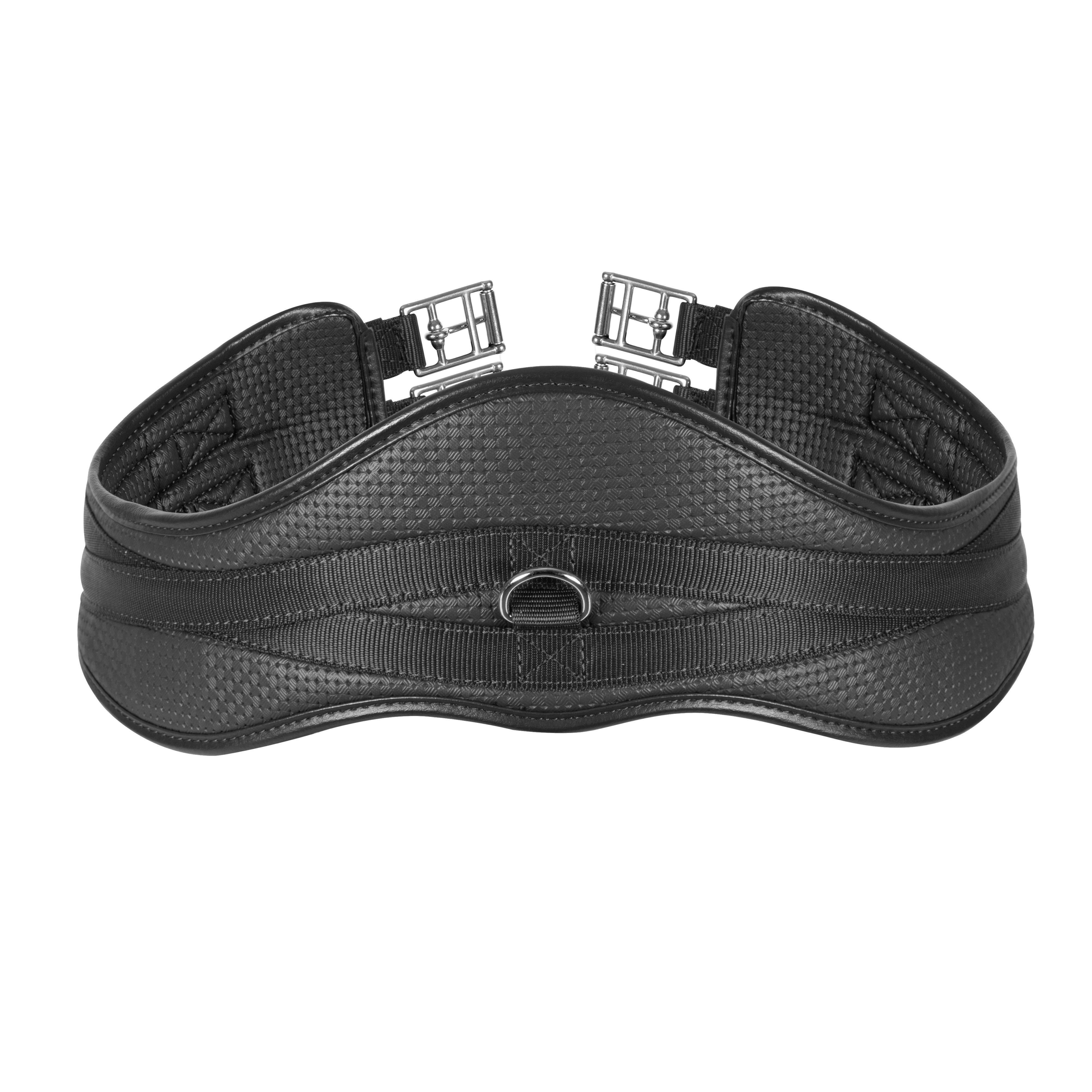 Anti-Chafe Anatomic Elasticated GP Girth in Black