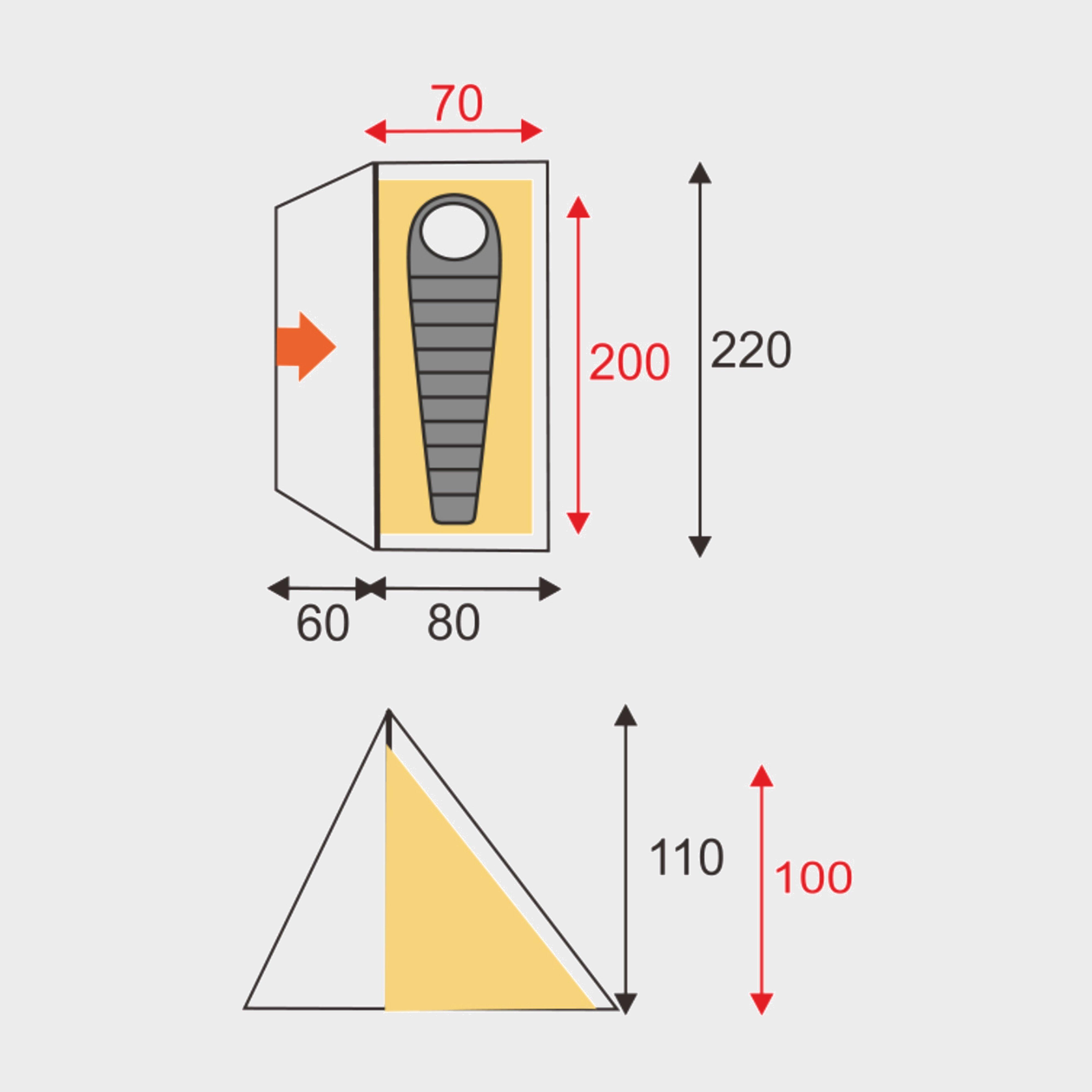 Bobcat 1 Person Tent