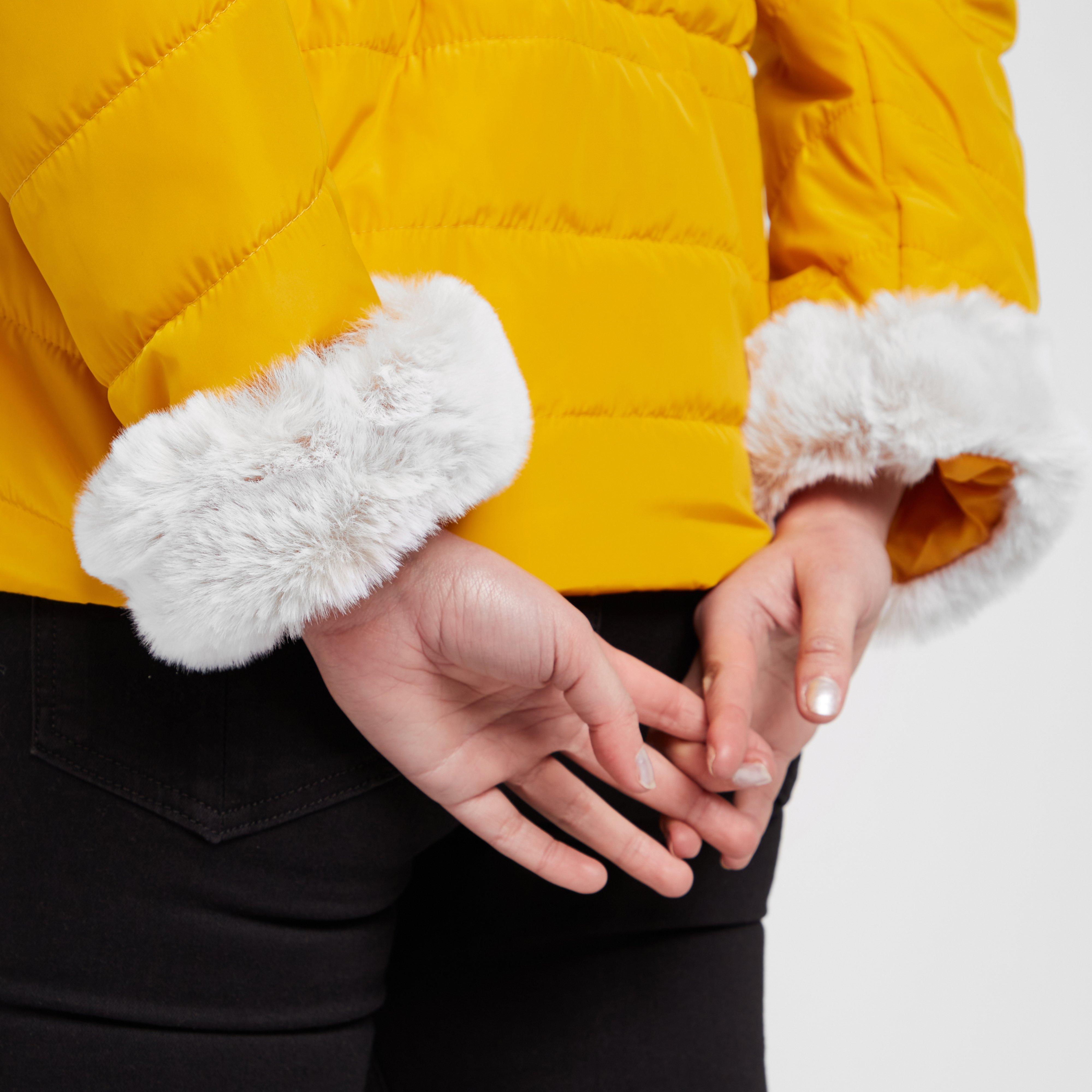 Women’s Willabella Fur Detail Jacket in Sunset