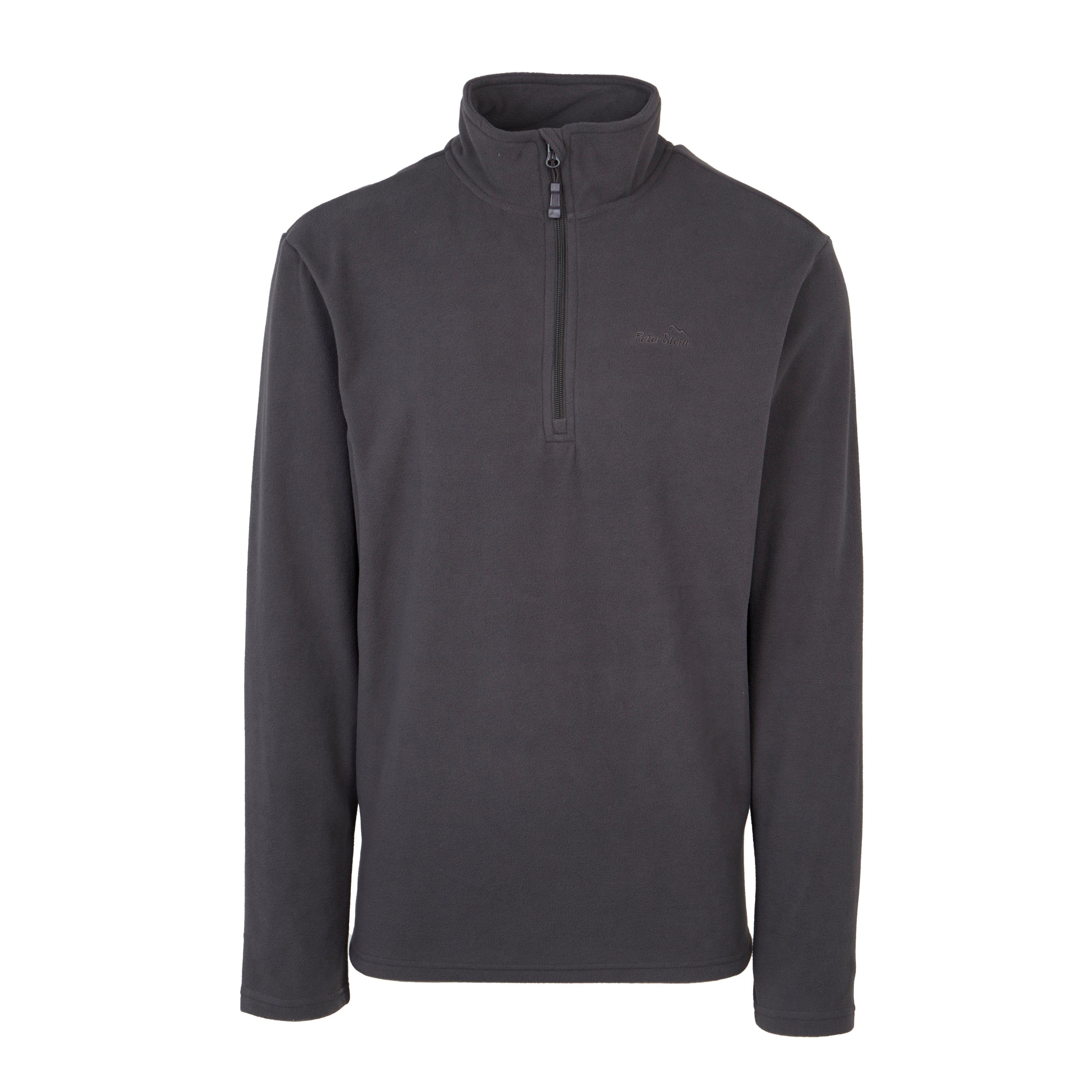 Mens Bracken Half Zip Fleece Grey