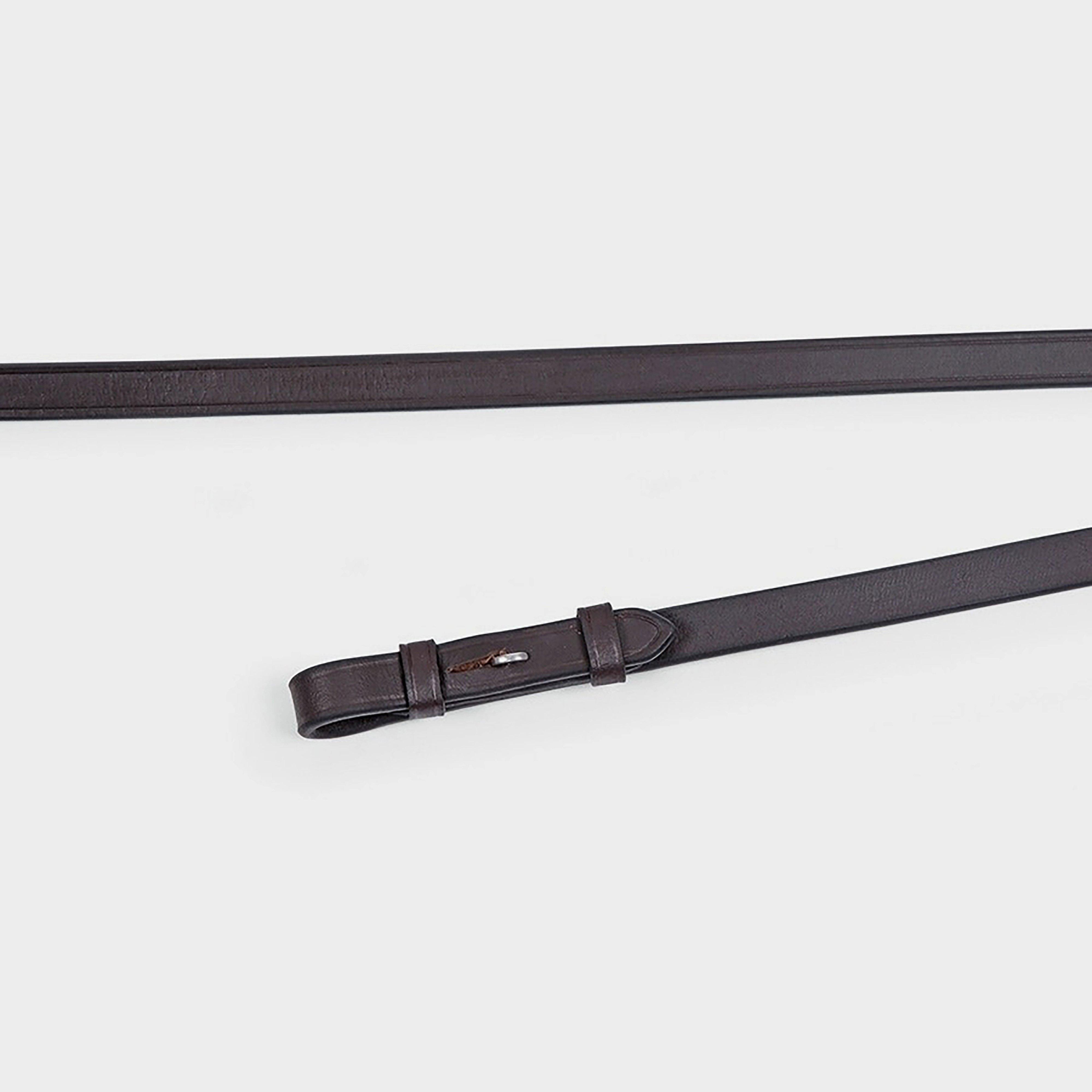 Plain Leather Reins Black