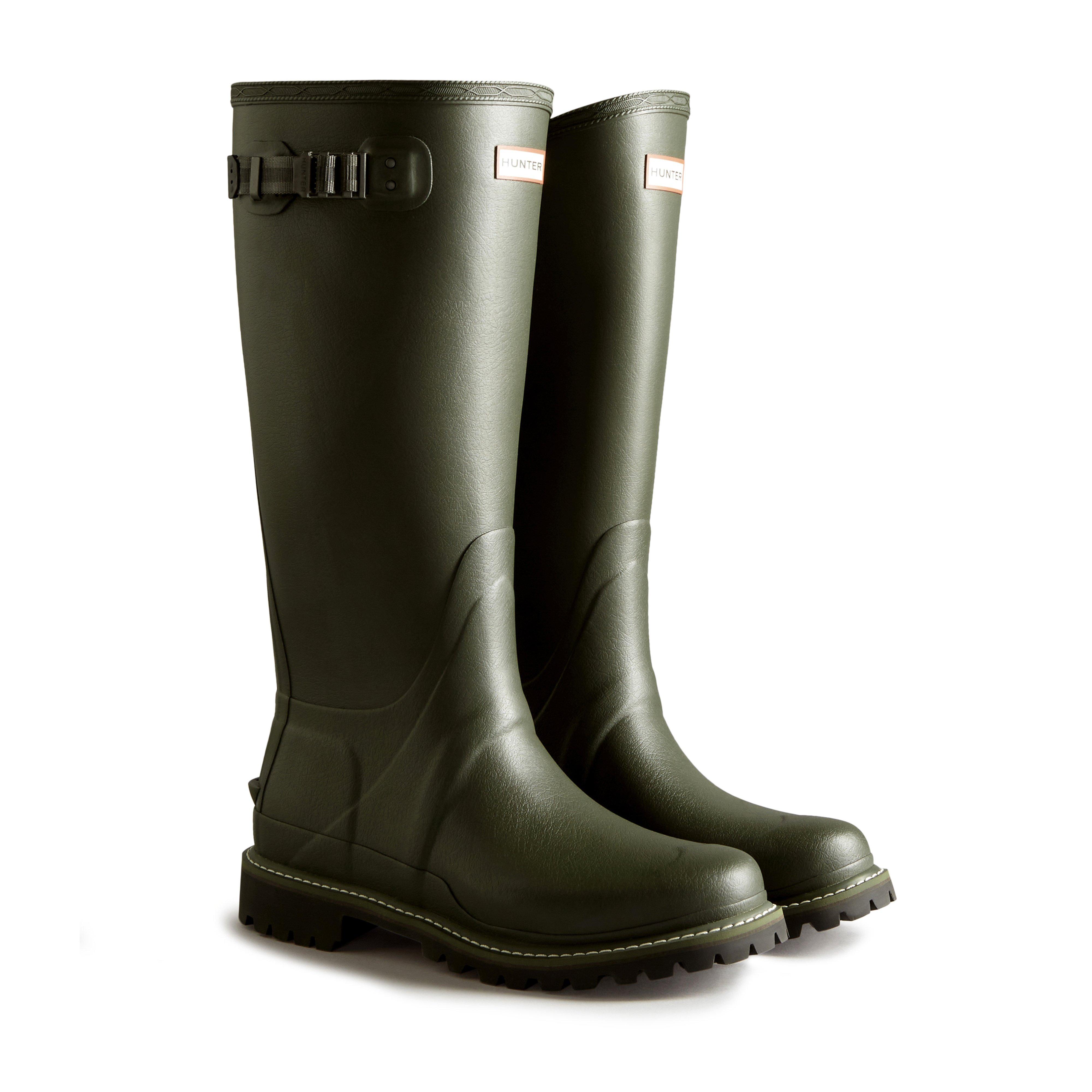 Men’s Balmoral Tall Wide Commando Wellington Boots