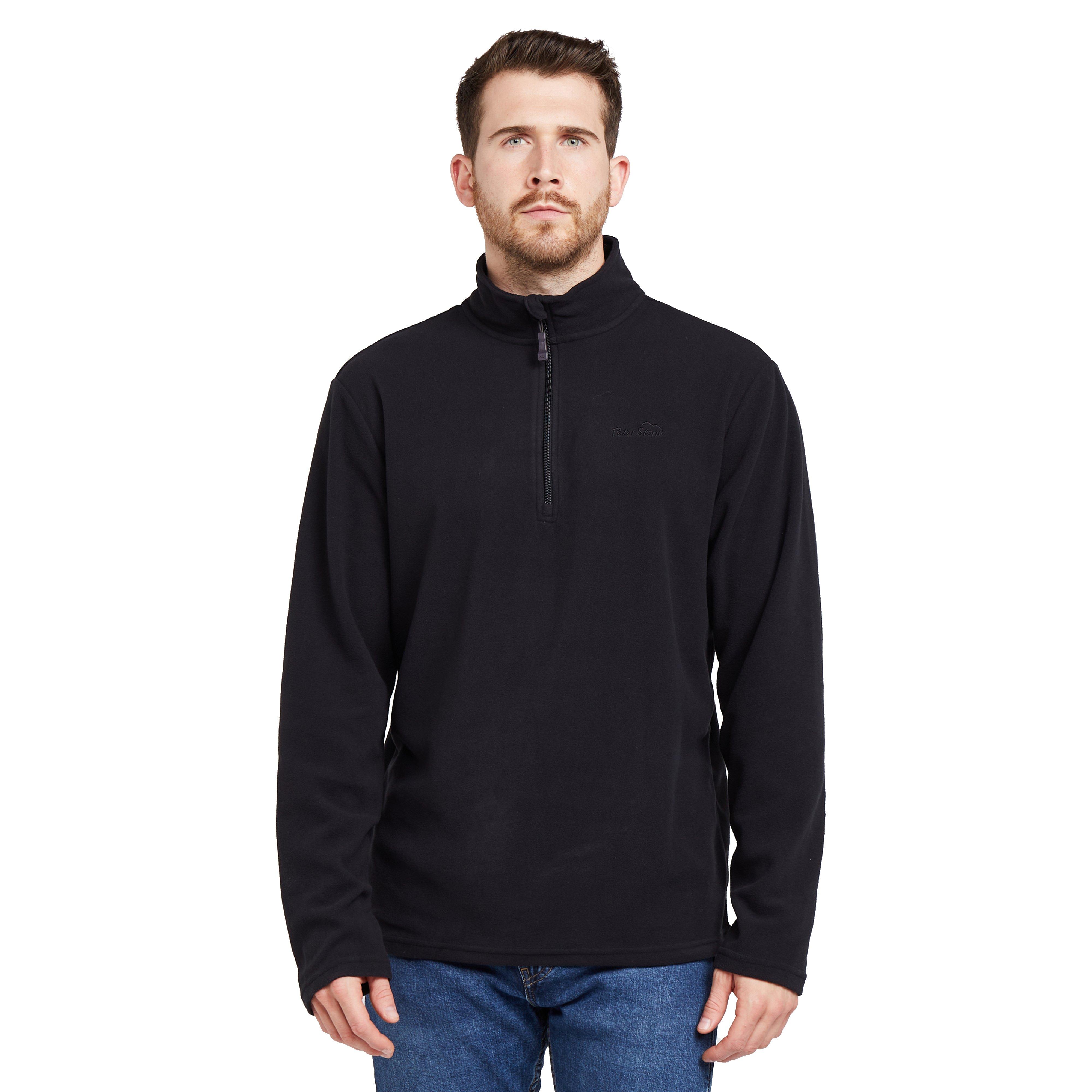 Mens Bracken Half Zip Fleece Black