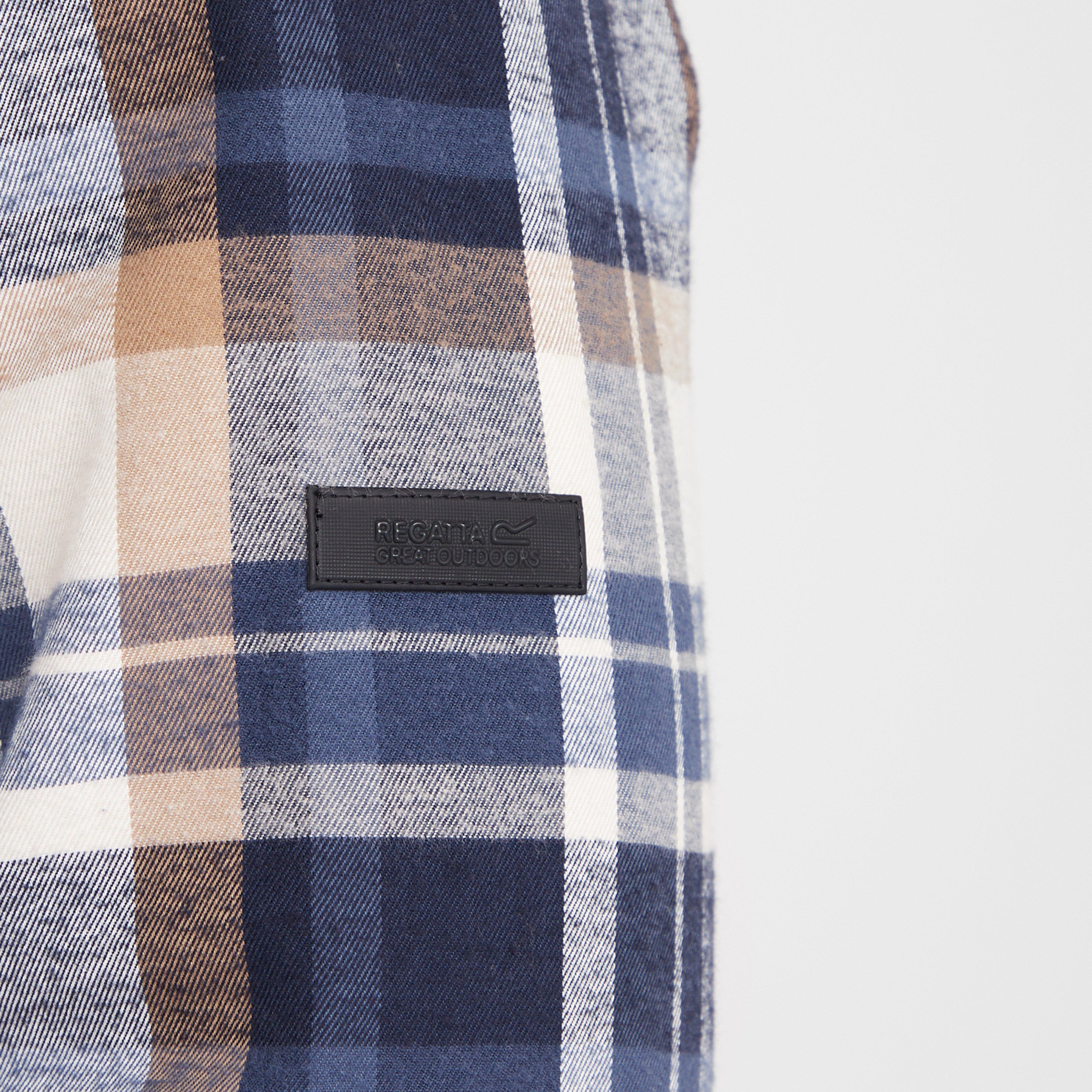 Men's Thamos Long Sleeved Checked Shirt