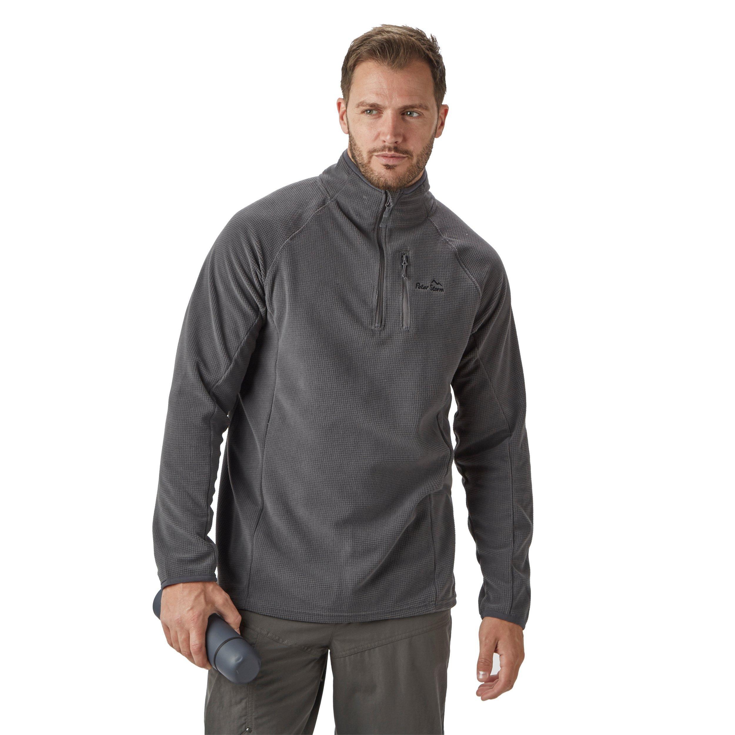 Men’s Grid Half-Zip Fleece