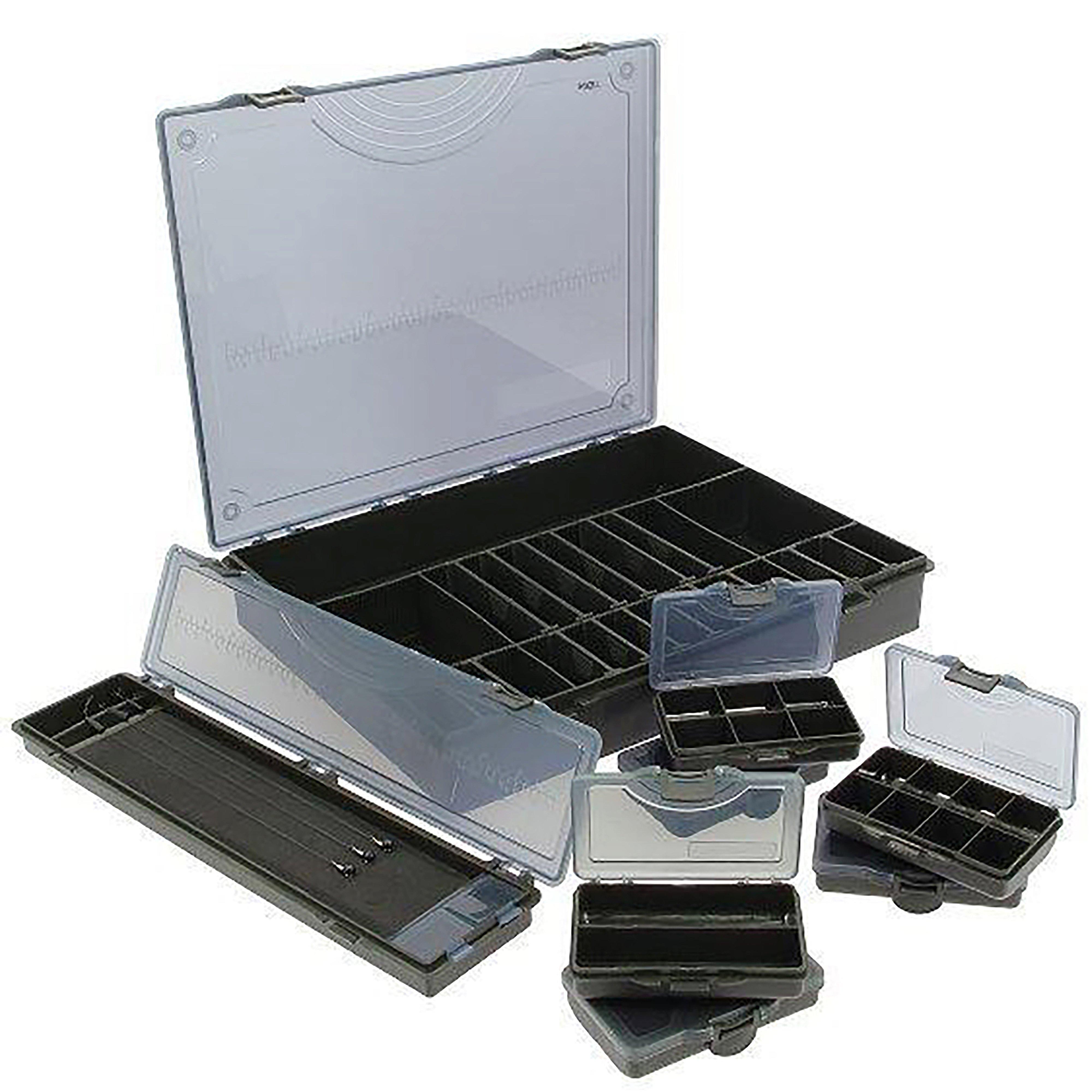 Deluxe Tackle Box & Six Boxes + Hair Rig Holder