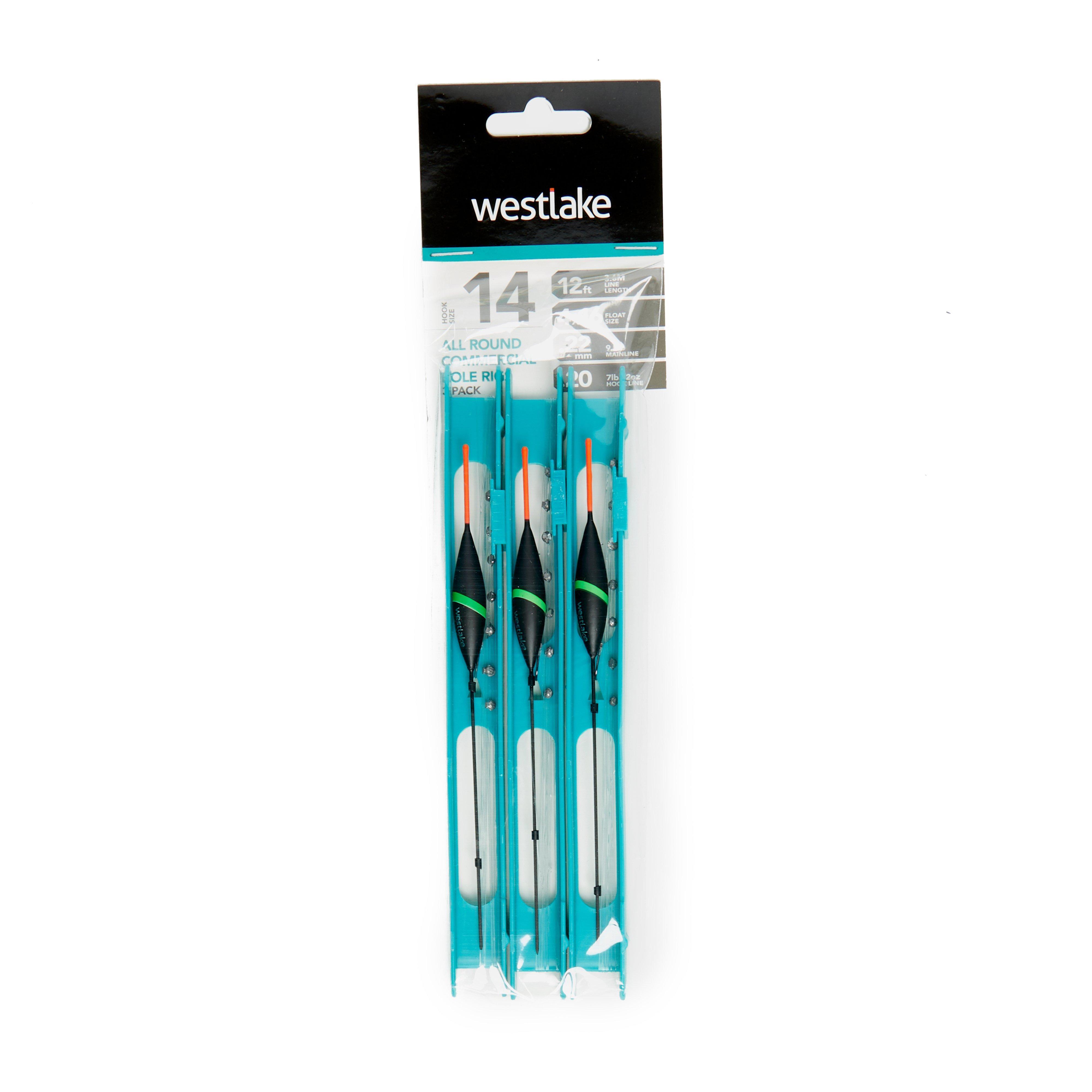 All Round Commercial Pole Rigs (Pack of 3) (Size 14)