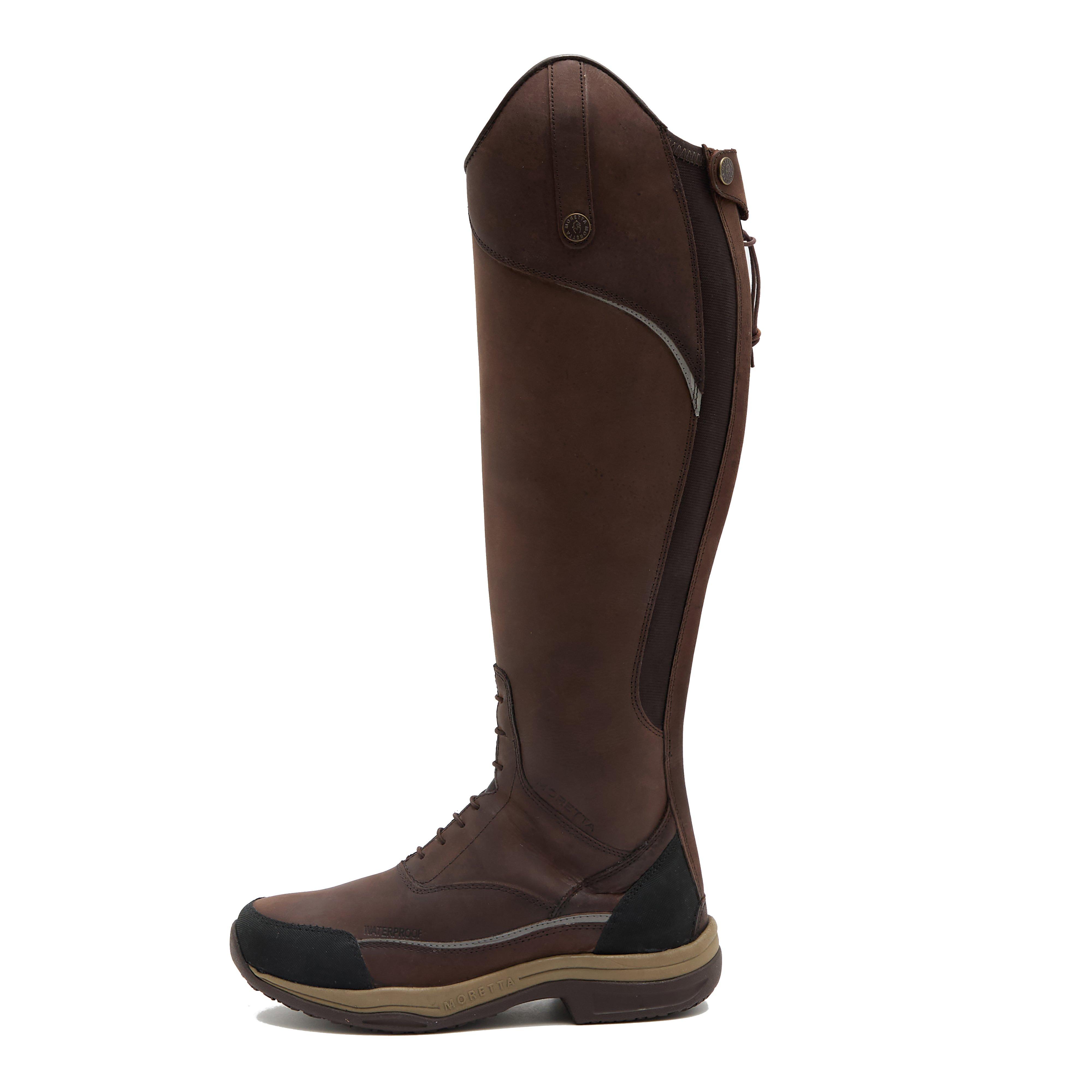 Womens Voltana Long XGrip Boots Brown