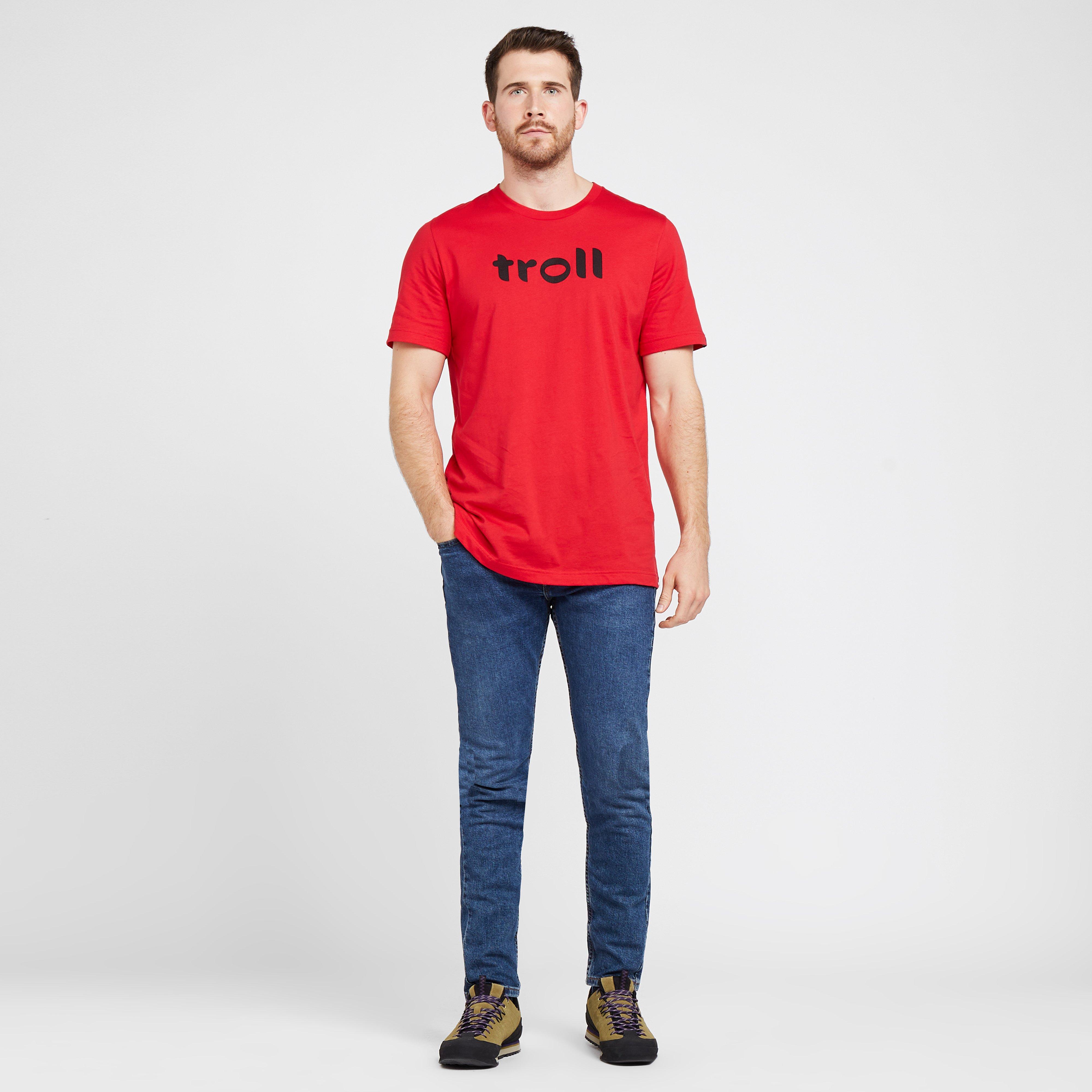 Men’s Front Logo Tee in Red