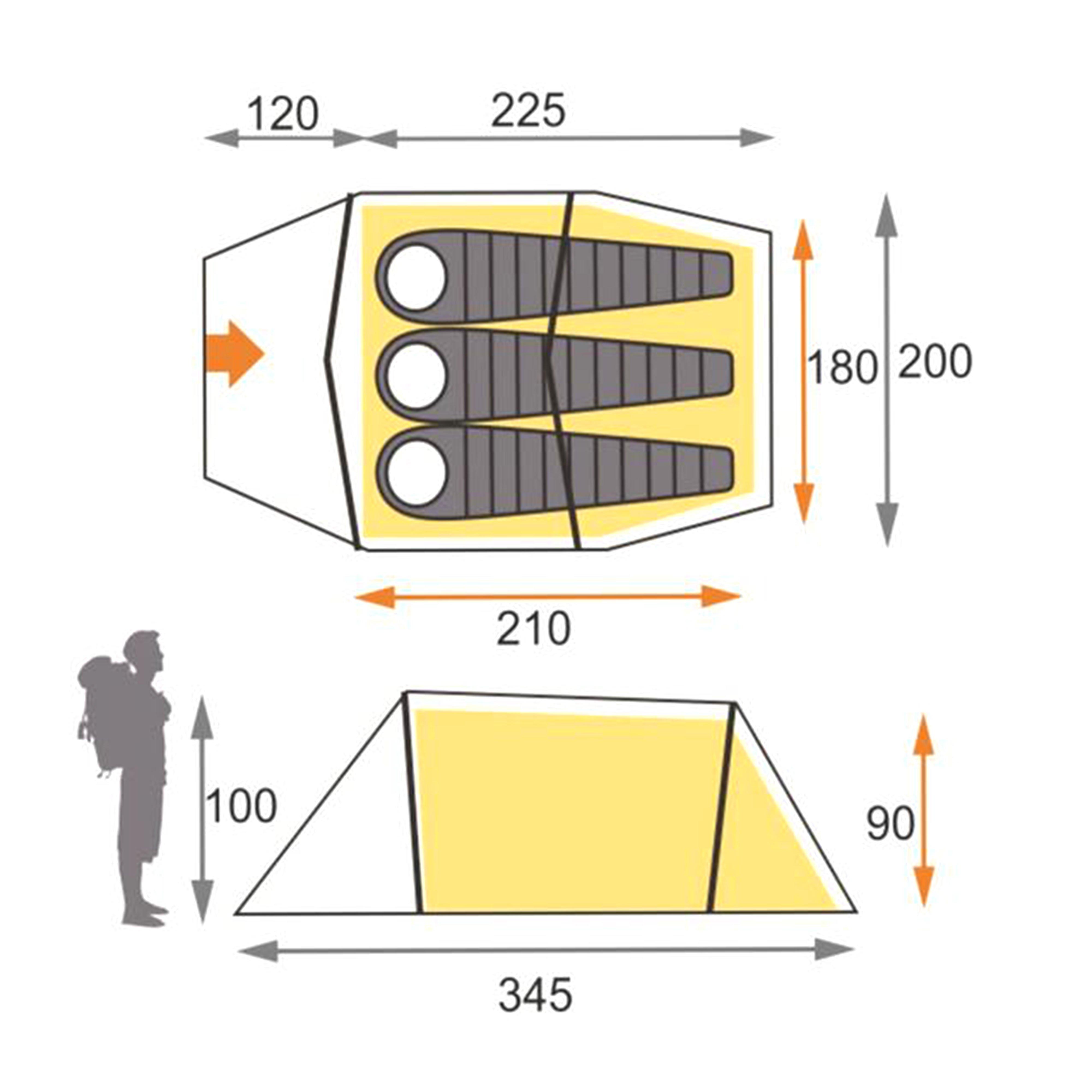 Jackal III Person Tent