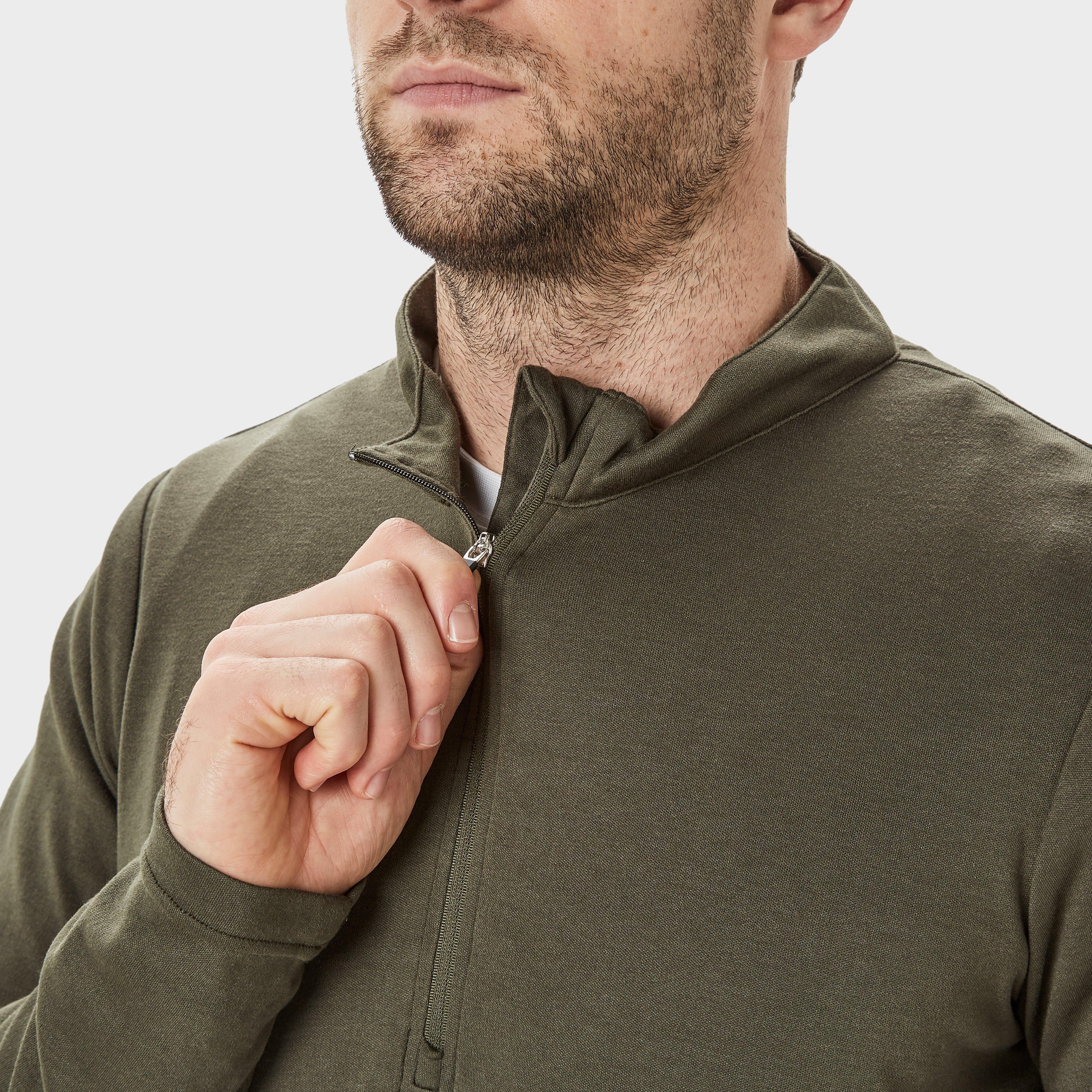 Mens' Long-sleeve Thermal Zip Top