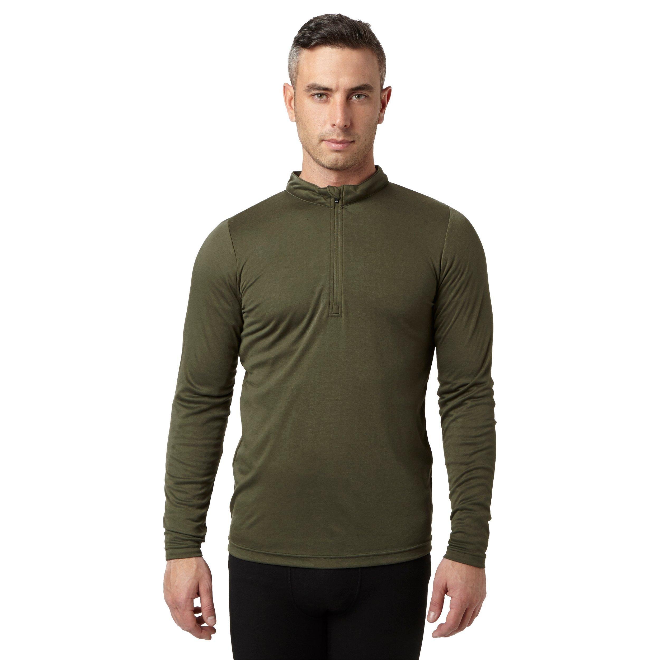 Mens' Long-sleeve Thermal Zip Top