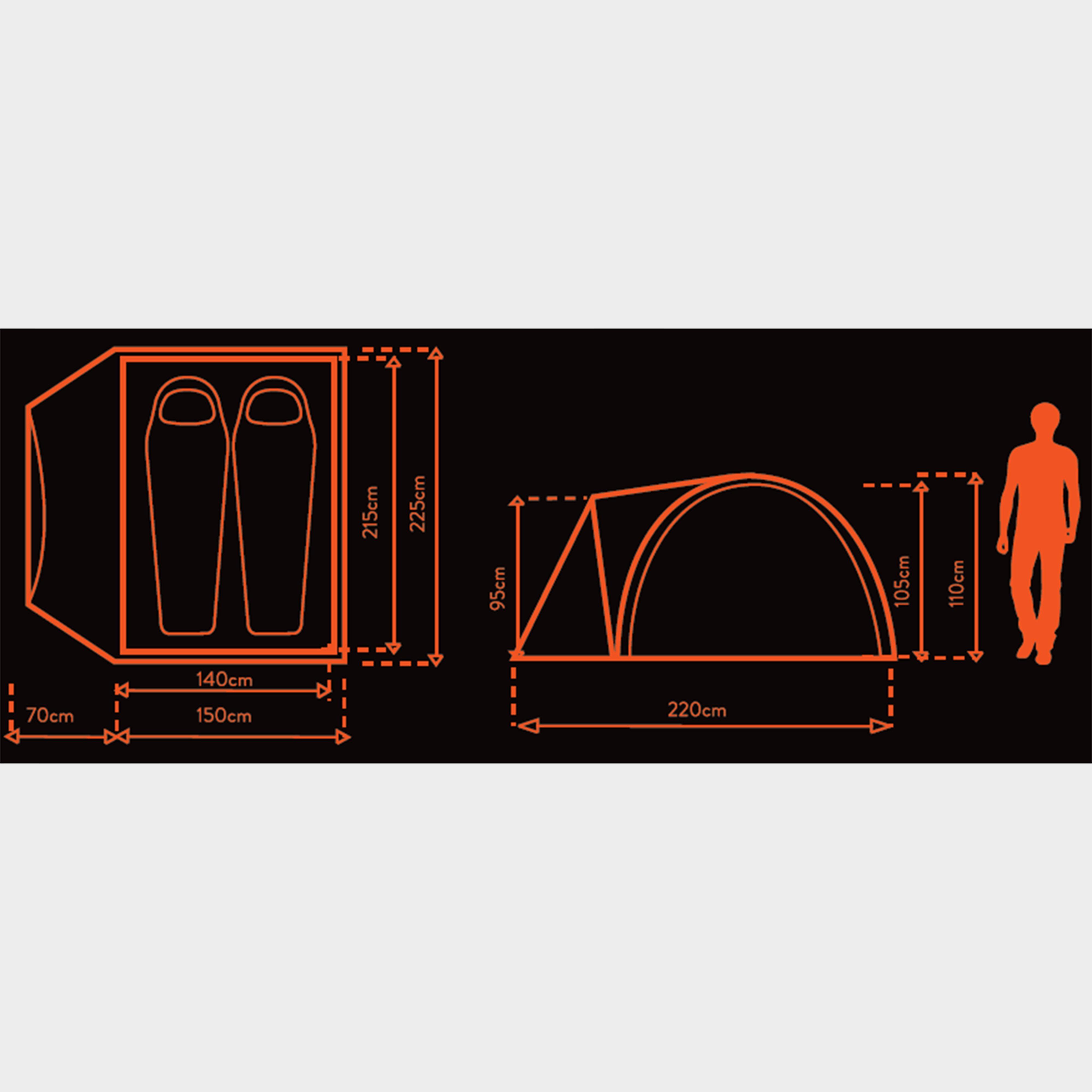 Cairns 2 DLX Nightfall Tent