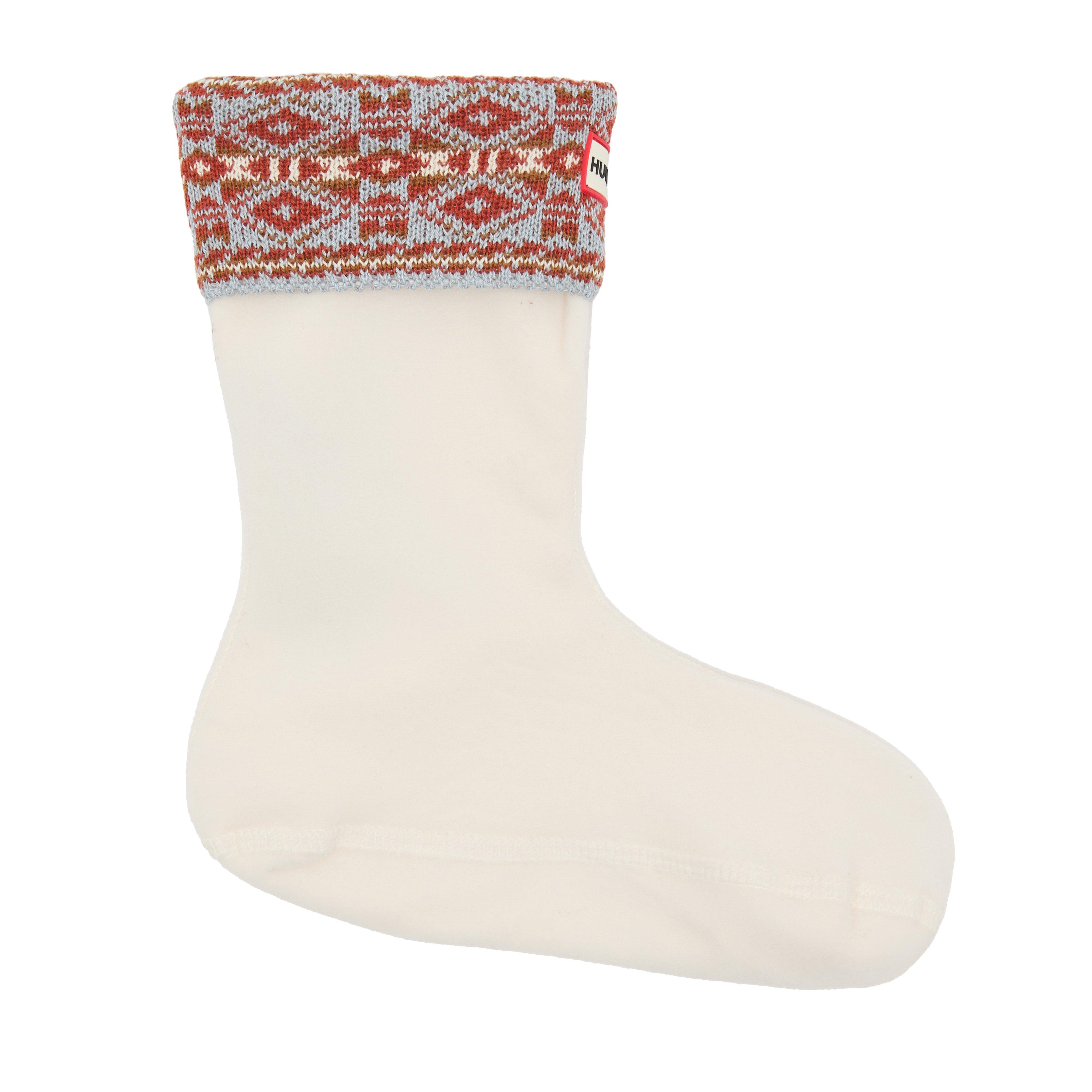 Unisex Recycled Fairisle Short Boot Socks