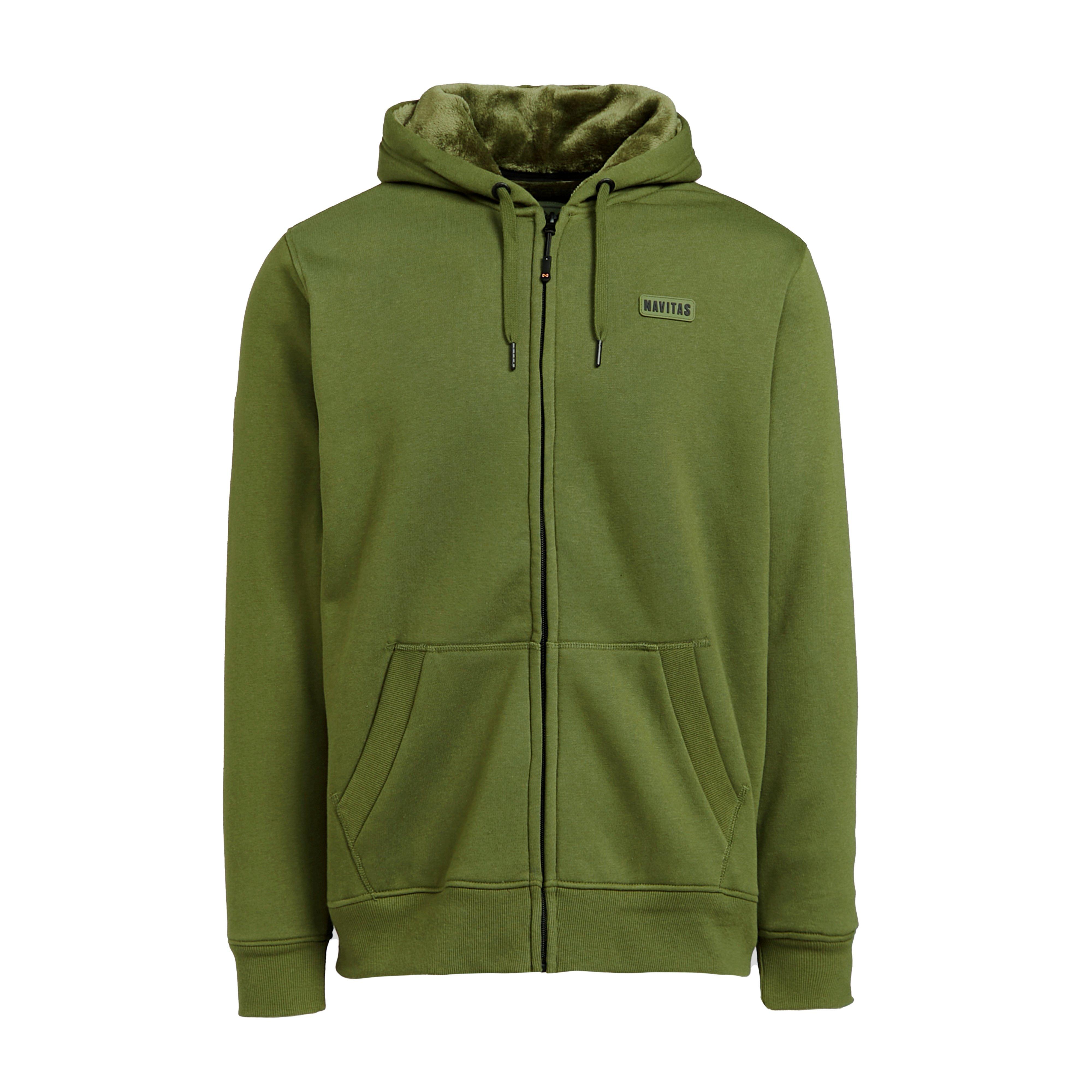 NVTS Sherpa Zip Hoody Green M